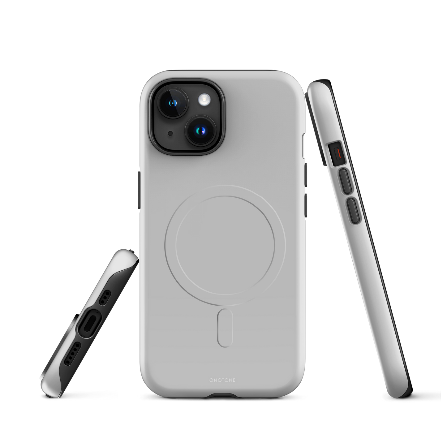 GRAY MINIMALIST IPHONE® CASE - PANTONE® 420