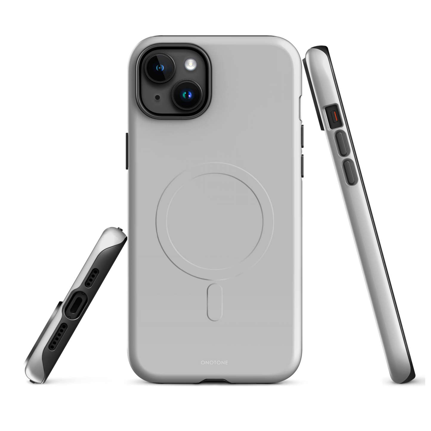 GRAY MINIMALIST IPHONE® CASE - PANTONE® 420