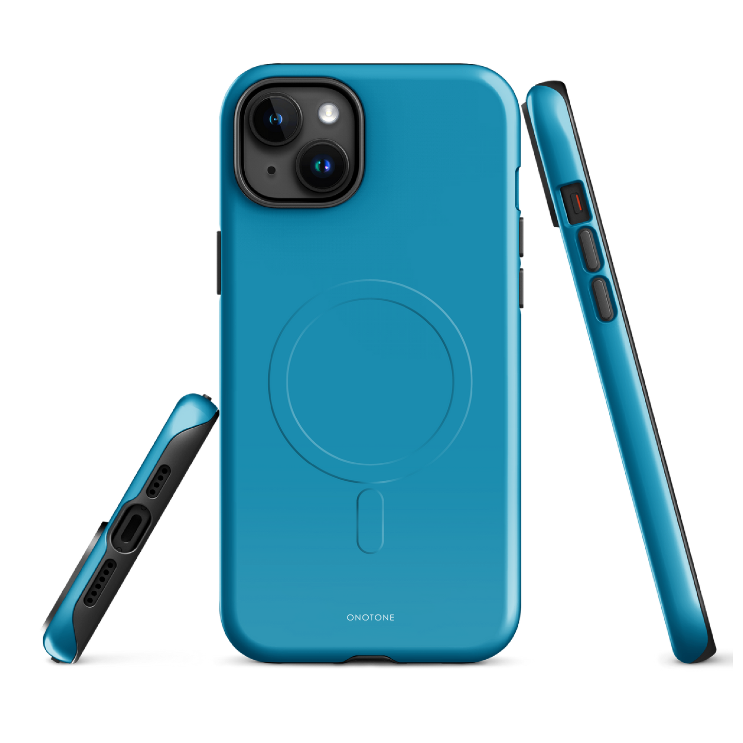 Solid Color blue iPhone® Case - Pantone® 313