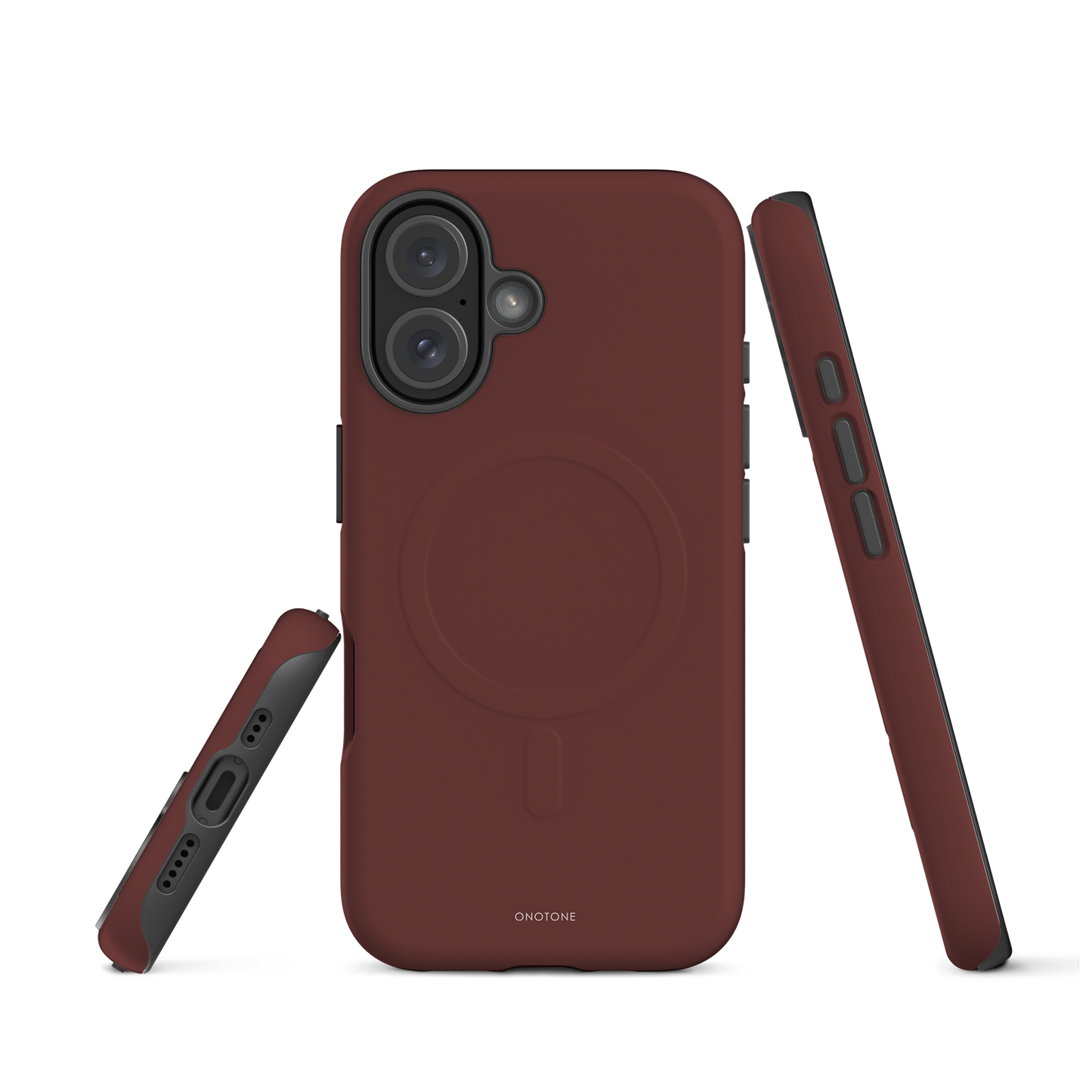 DARK BROWN MINIMALIST IPHONE® CASE - PANTONE® HOT CHOCOLATE