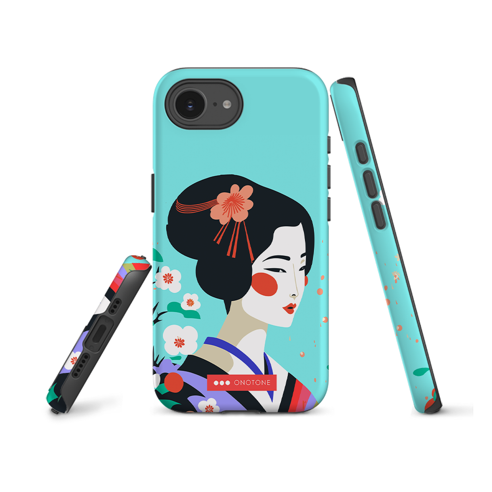 Dual Layer geisha modern iPhone® Case