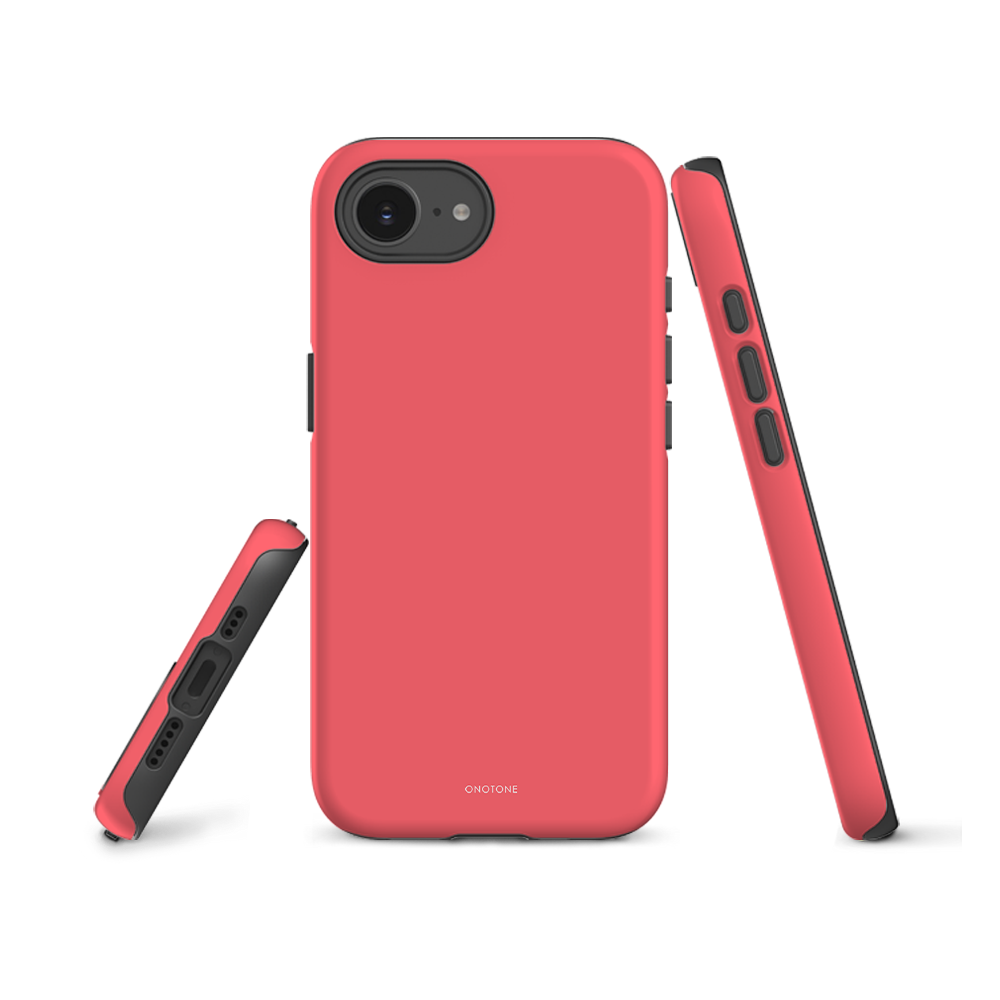 Light Coral Red iPhone Case
