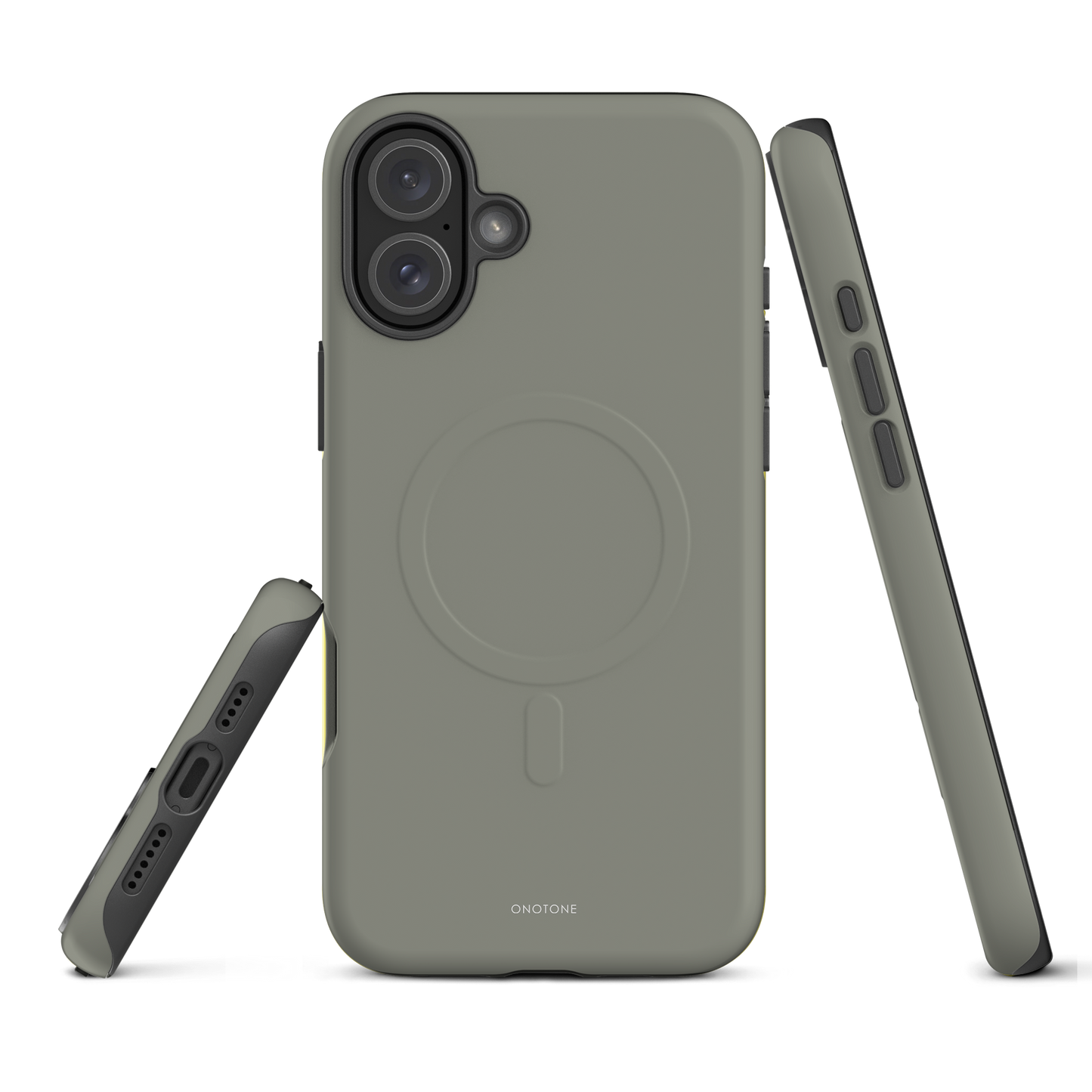 GRAY MINIMALIST IPHONE® CASE - PANTONE® 415