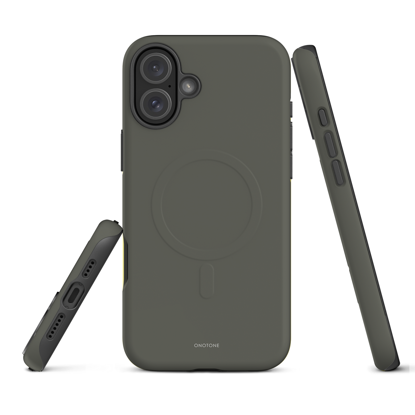 GRAY MINIMALIST IPHONE® CASE - PANTONE® 417