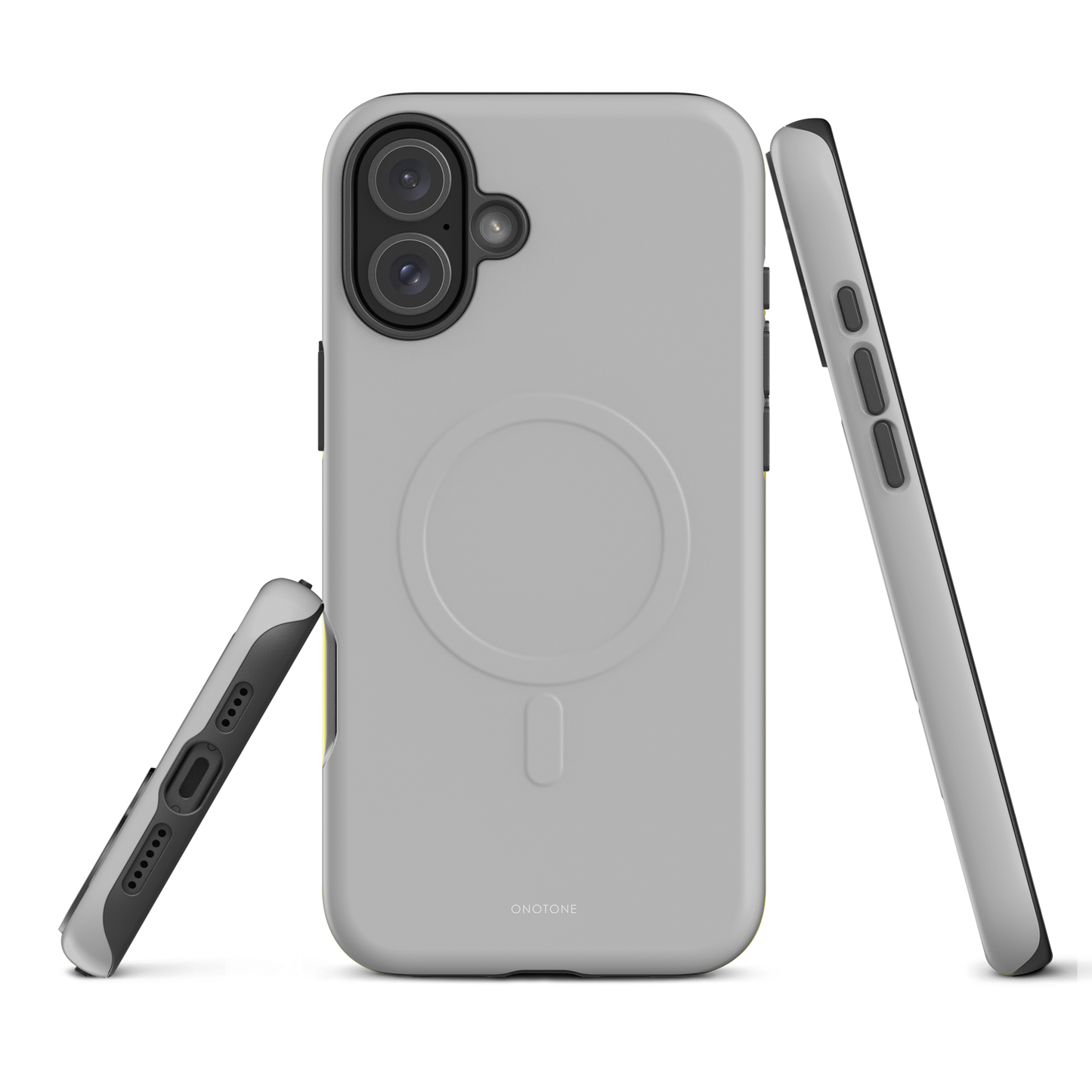 GRAY MINIMALIST IPHONE® CASE - PANTONE® 420