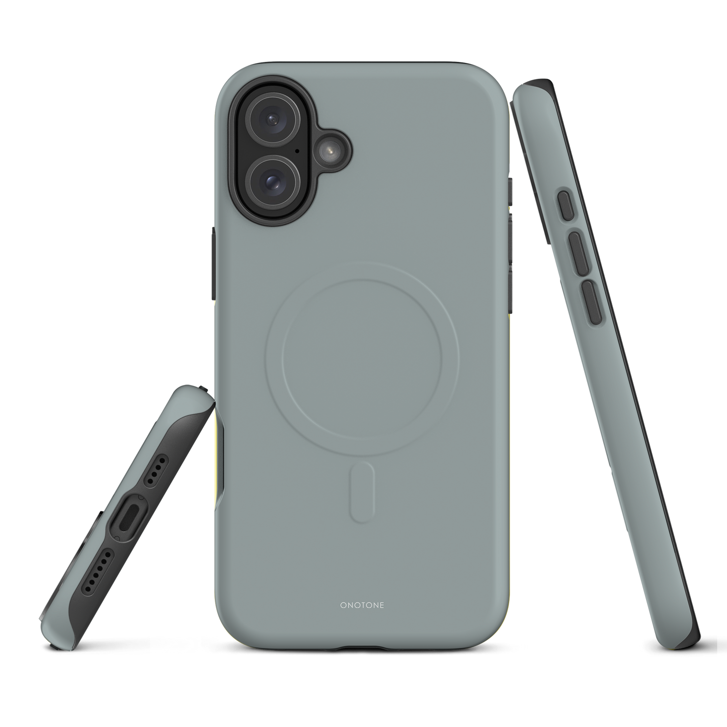 GRAY MINIMALIST IPHONE® CASE - PANTONE® 442