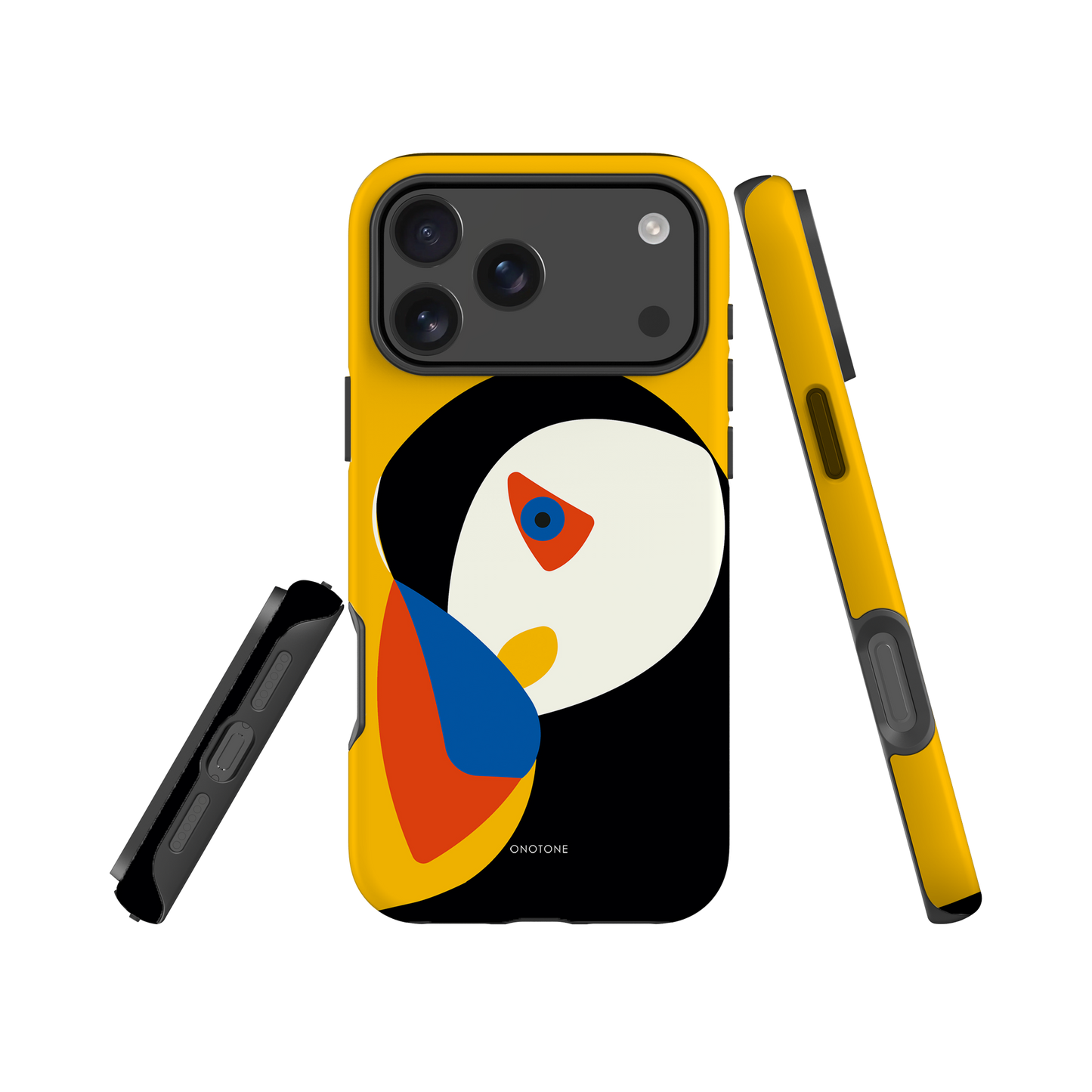 Dual Layer yellow modern iPhone® Case ( MD-3465)