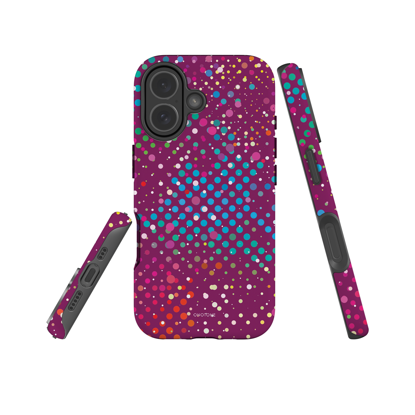Tyrian Purple Polka Dot iPhone 17 (MagSafe) Case