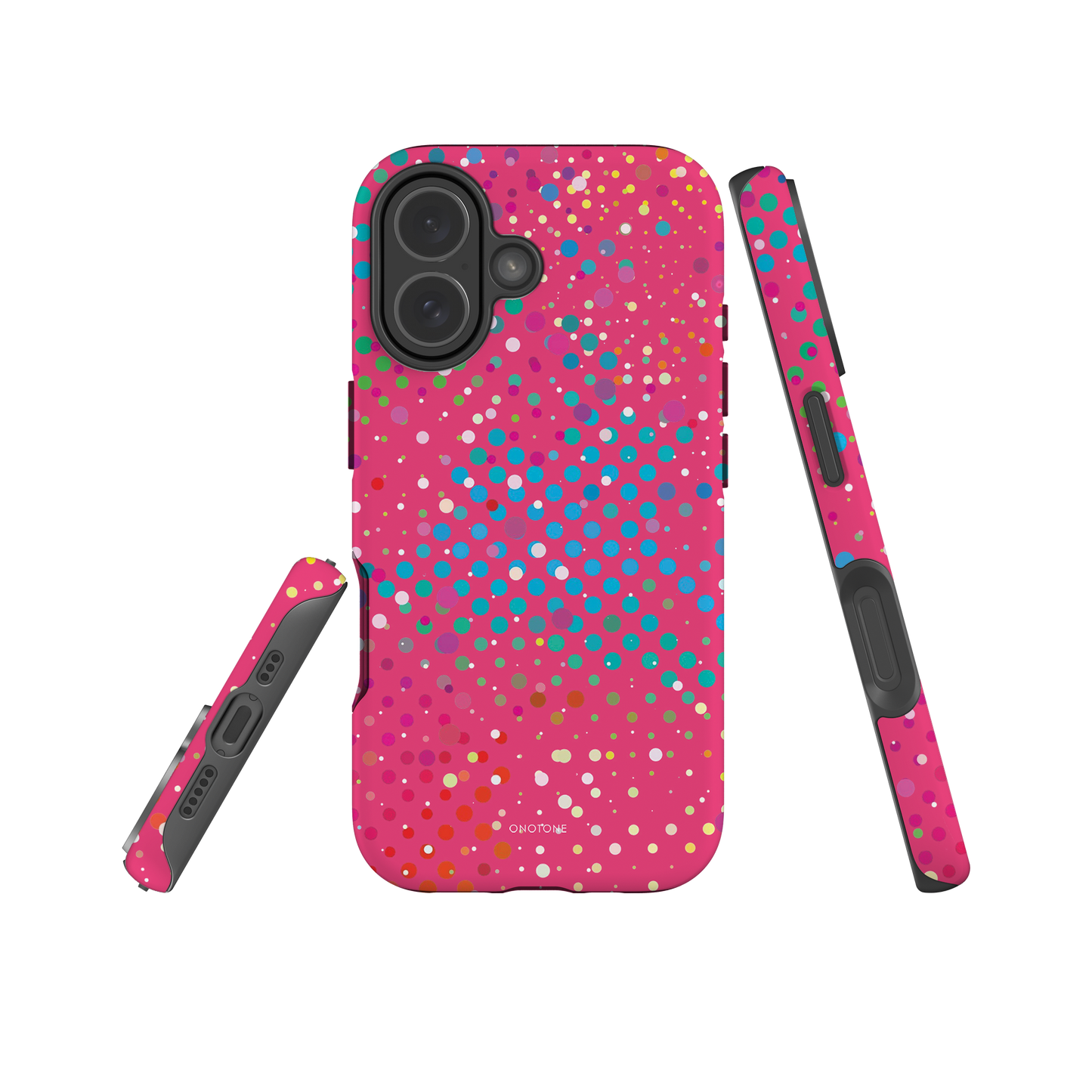 Salmon Pink Polka Dot iPhone 17 (MagSafe) Case
