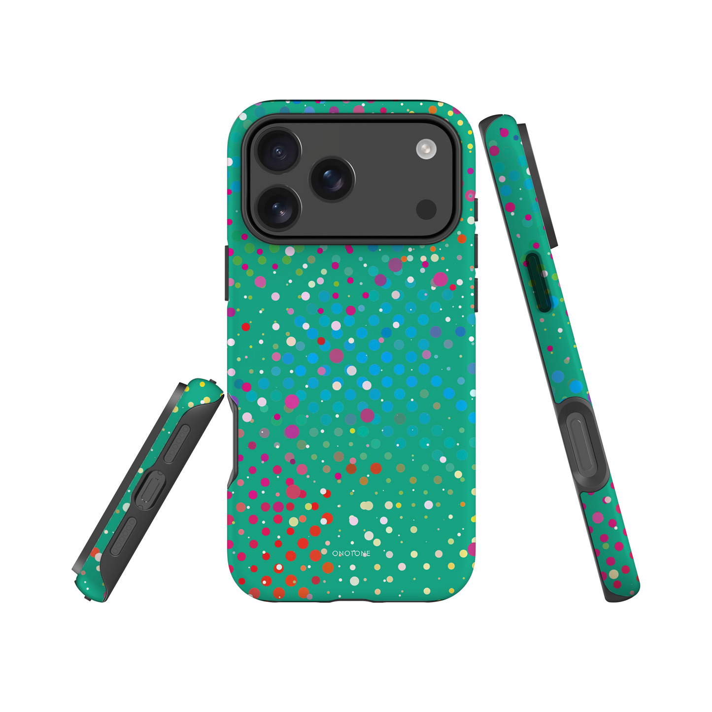 Persian Green Polka Dot iPhone 17 (MagSafe) Case