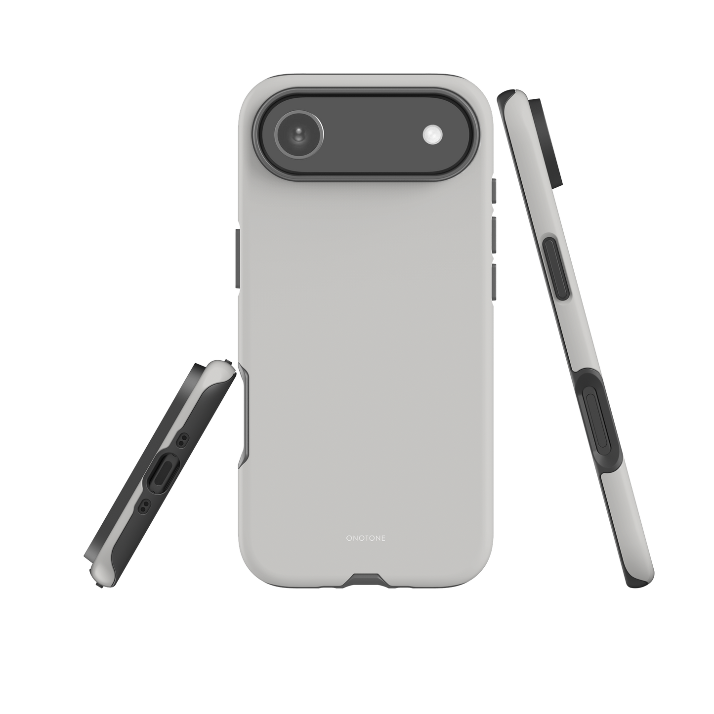 GRAY MINIMALIST IPHONE® CASE - PANTONE® COOL GRAY 2