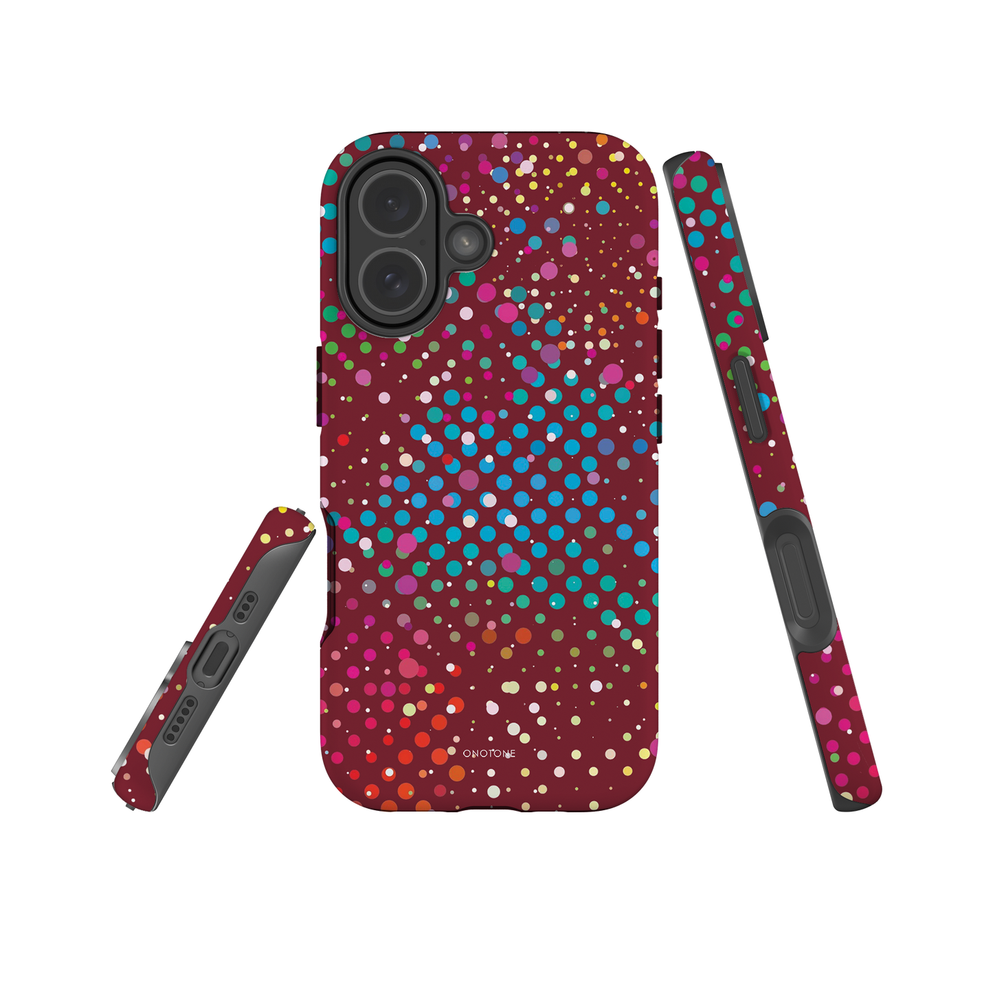 Light Burgundy Polka Dot iPhone 17 (MagSafe) Case