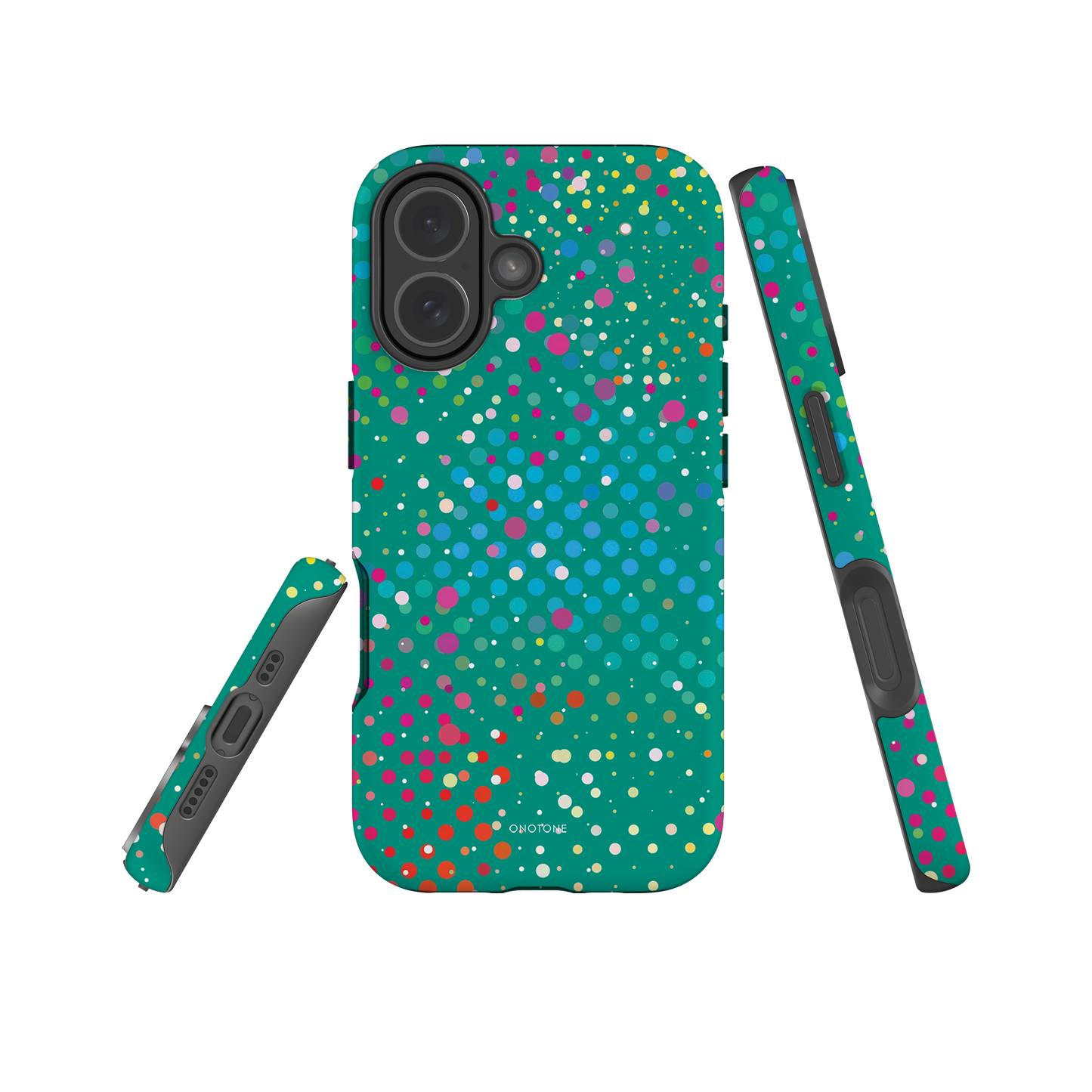 Veronese Green Polka Dot iPhone 17 (MagSafe) Case
