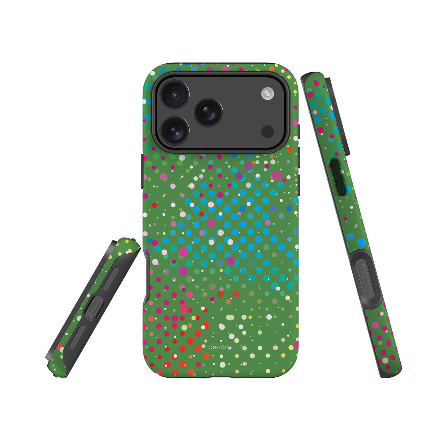 Grass Green Polka Dot iPhone 17 (MagSafe) Case