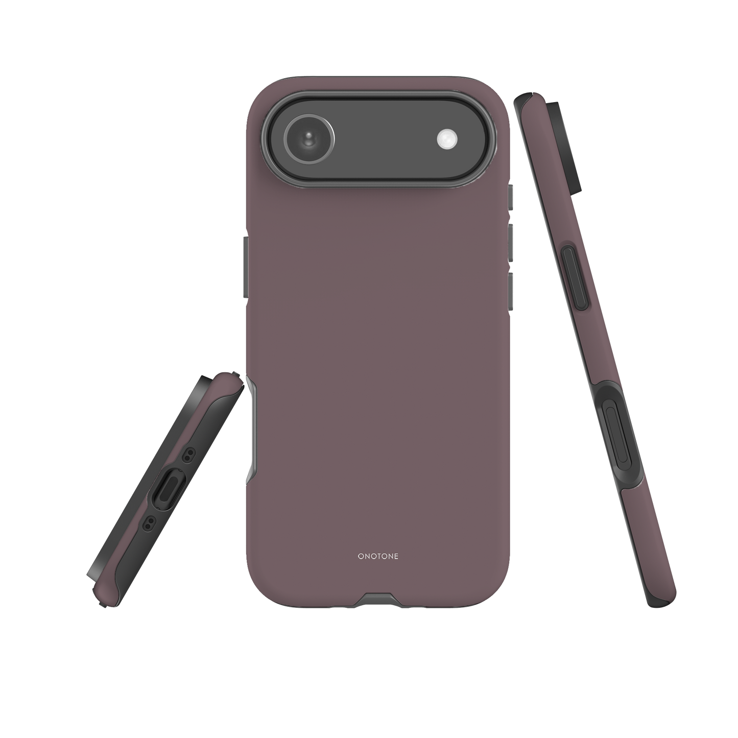 GRAY MINIMALIST IPHONE® CASE - PANTONE® 437