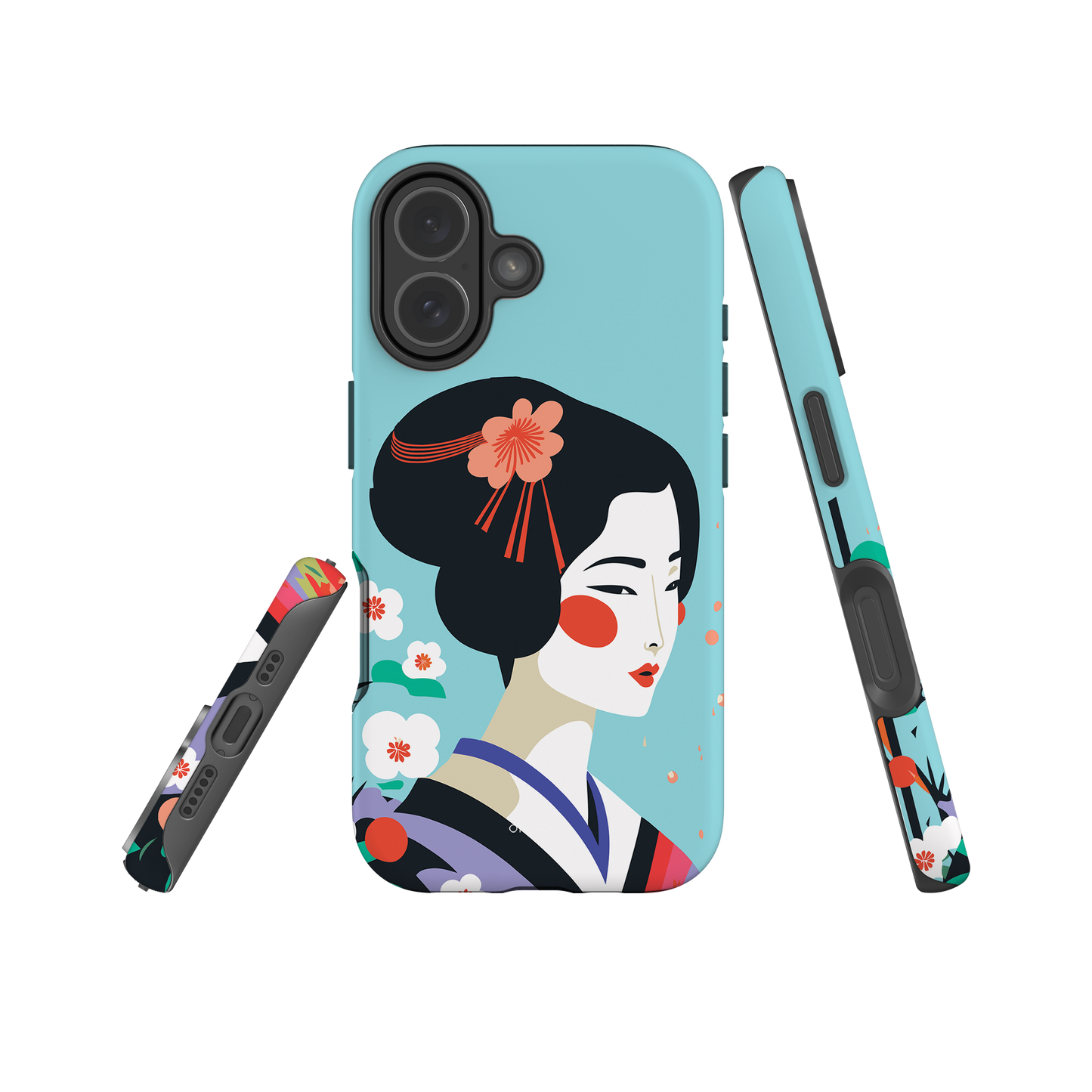 Dual Layer geisha modern iPhone® Case ( MD-1953)