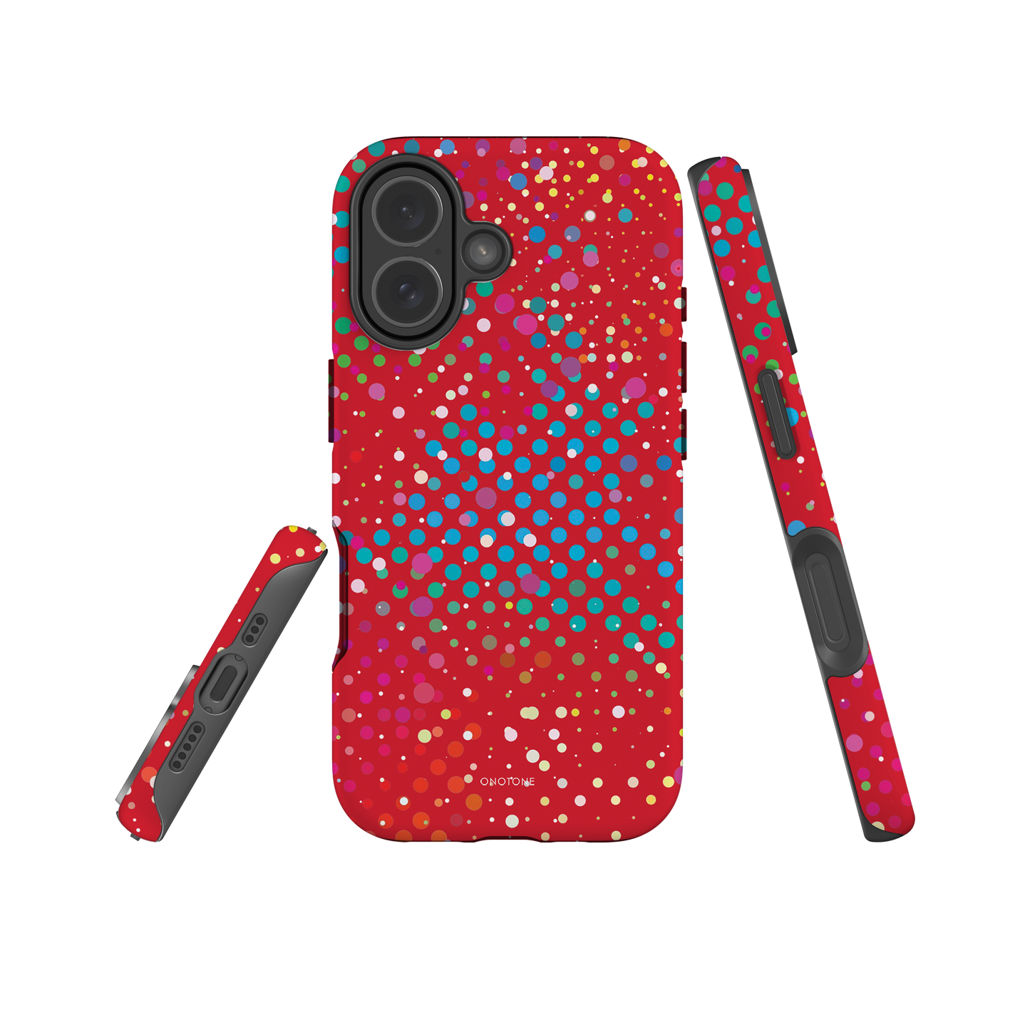 Vivid Mulberry Polka Dot iPhone 17 (MagSafe) Case