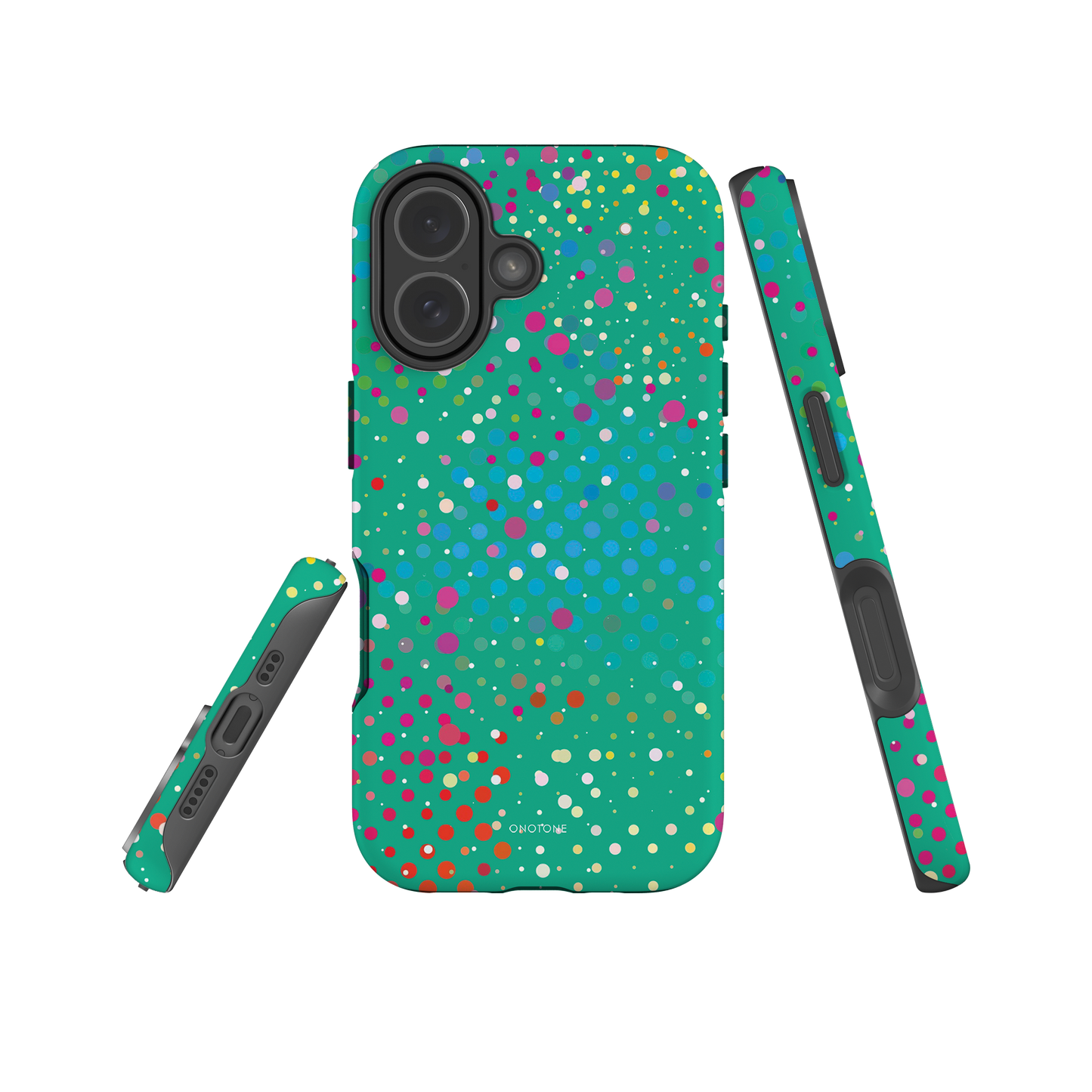 Persian Green Polka Dot iPhone 17 (MagSafe) Case