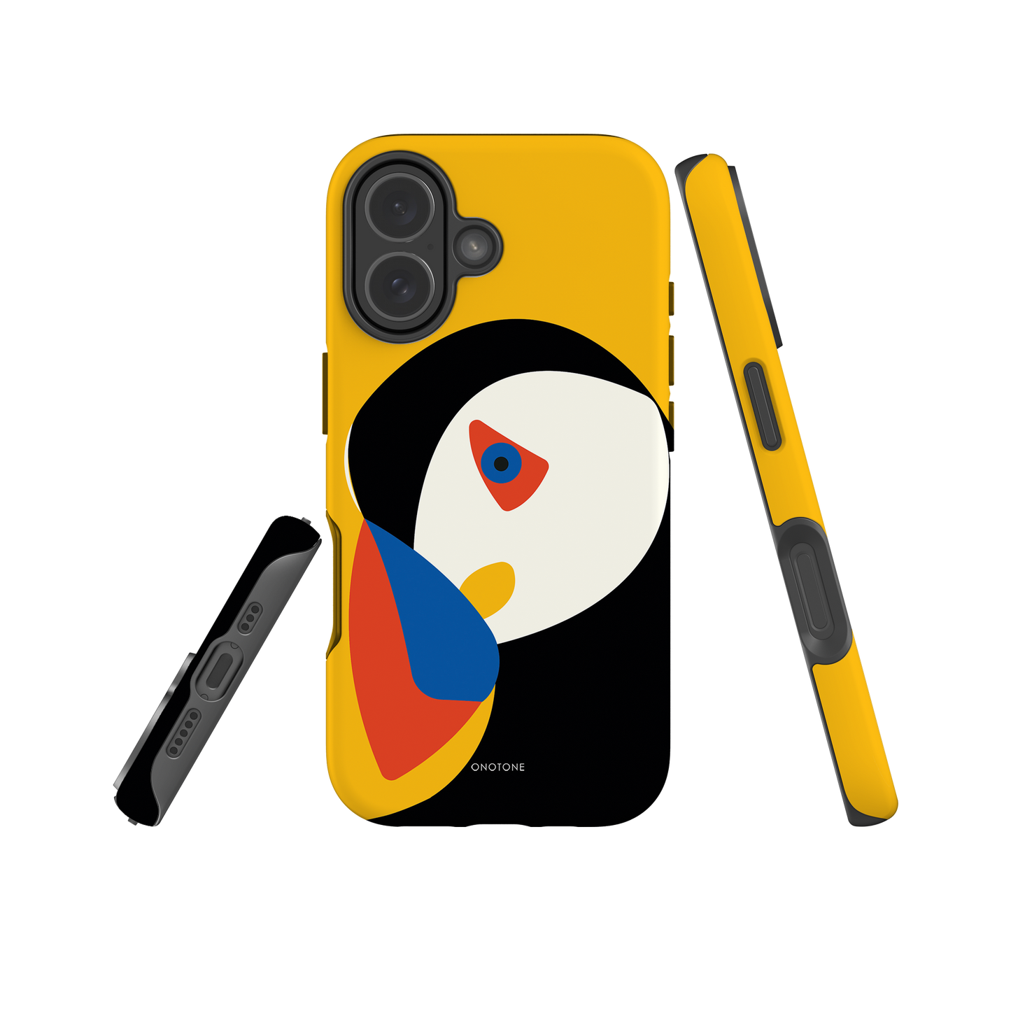 Dual Layer yellow modern iPhone® Case ( MD-3465)