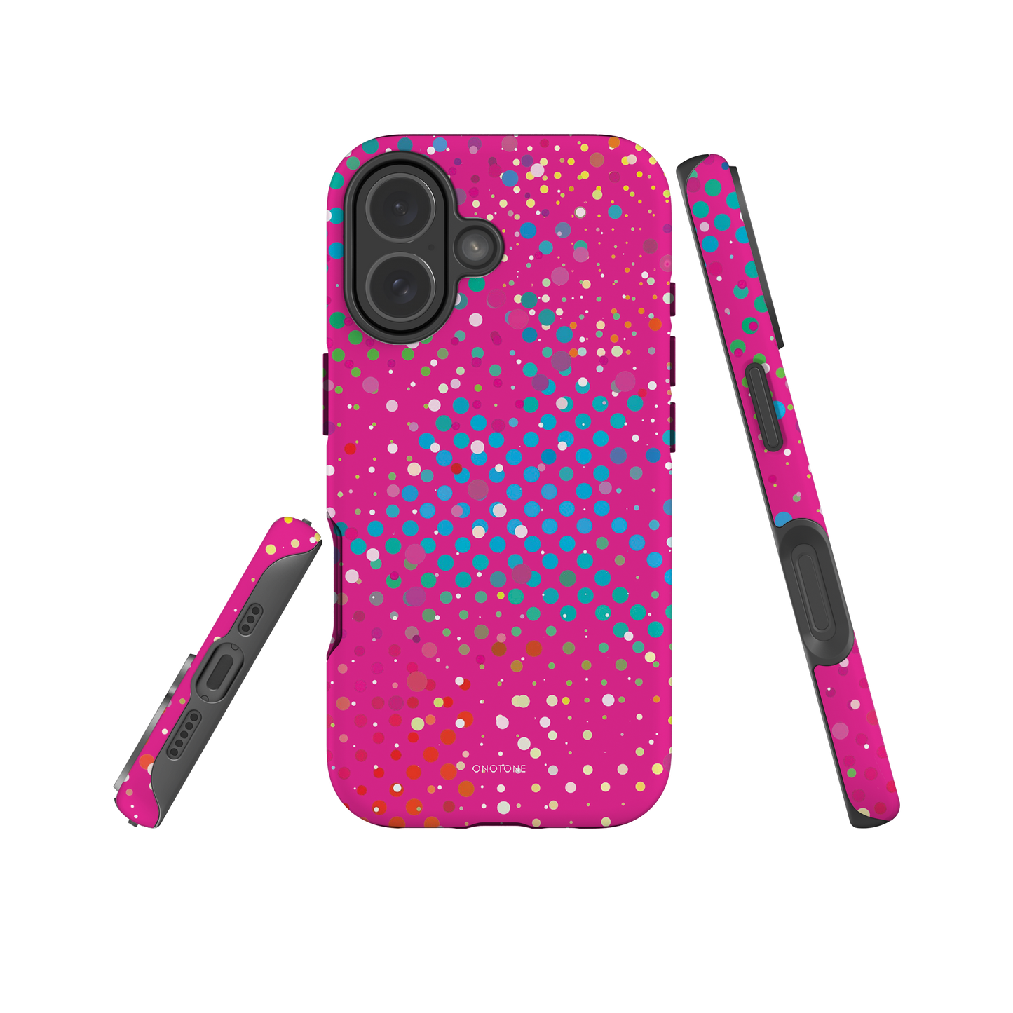 Hot Pink Polka Dot iPhone 17 (MagSafe) Case