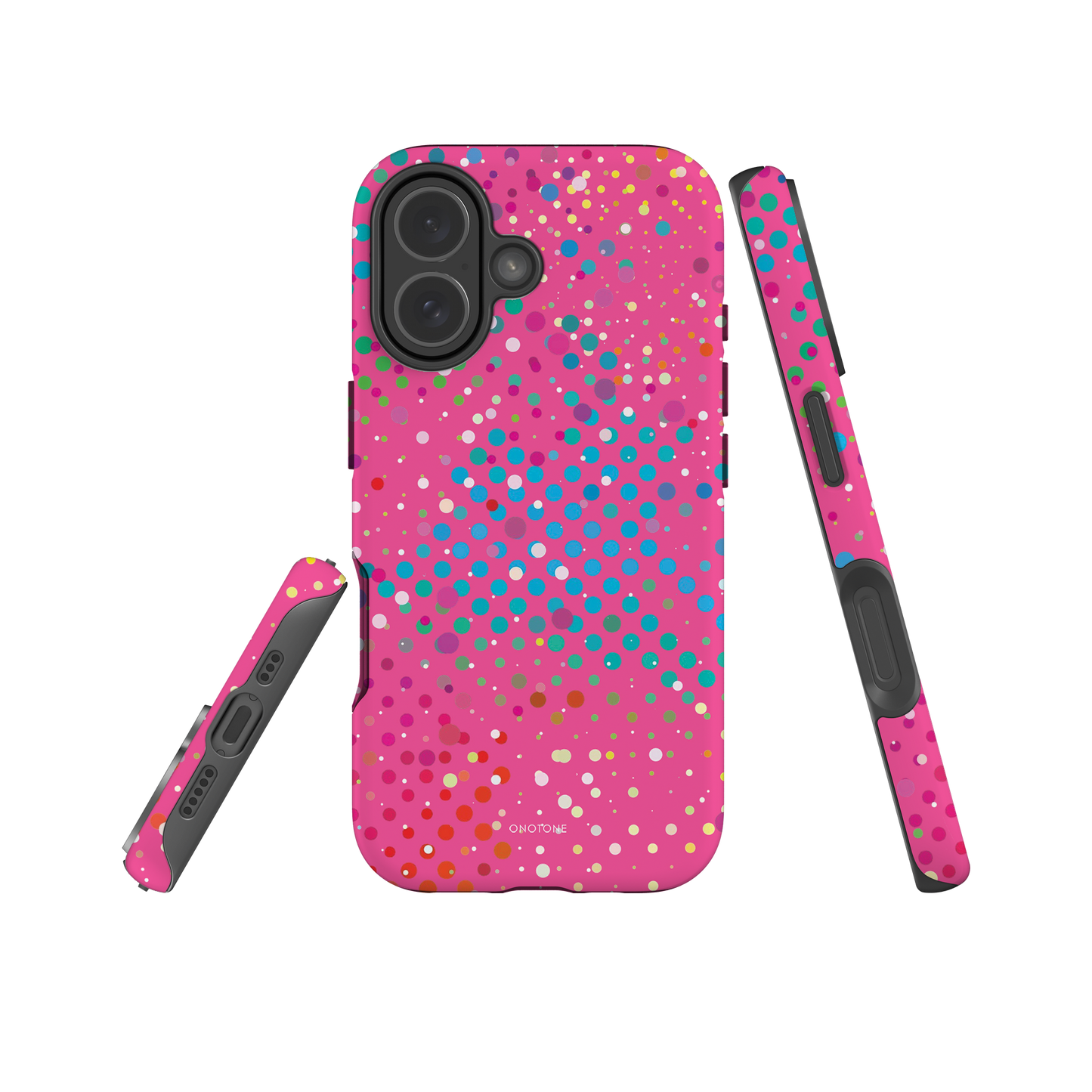 Cotton Candy Pink Polka Dot iPhone 17 (MagSafe) Case