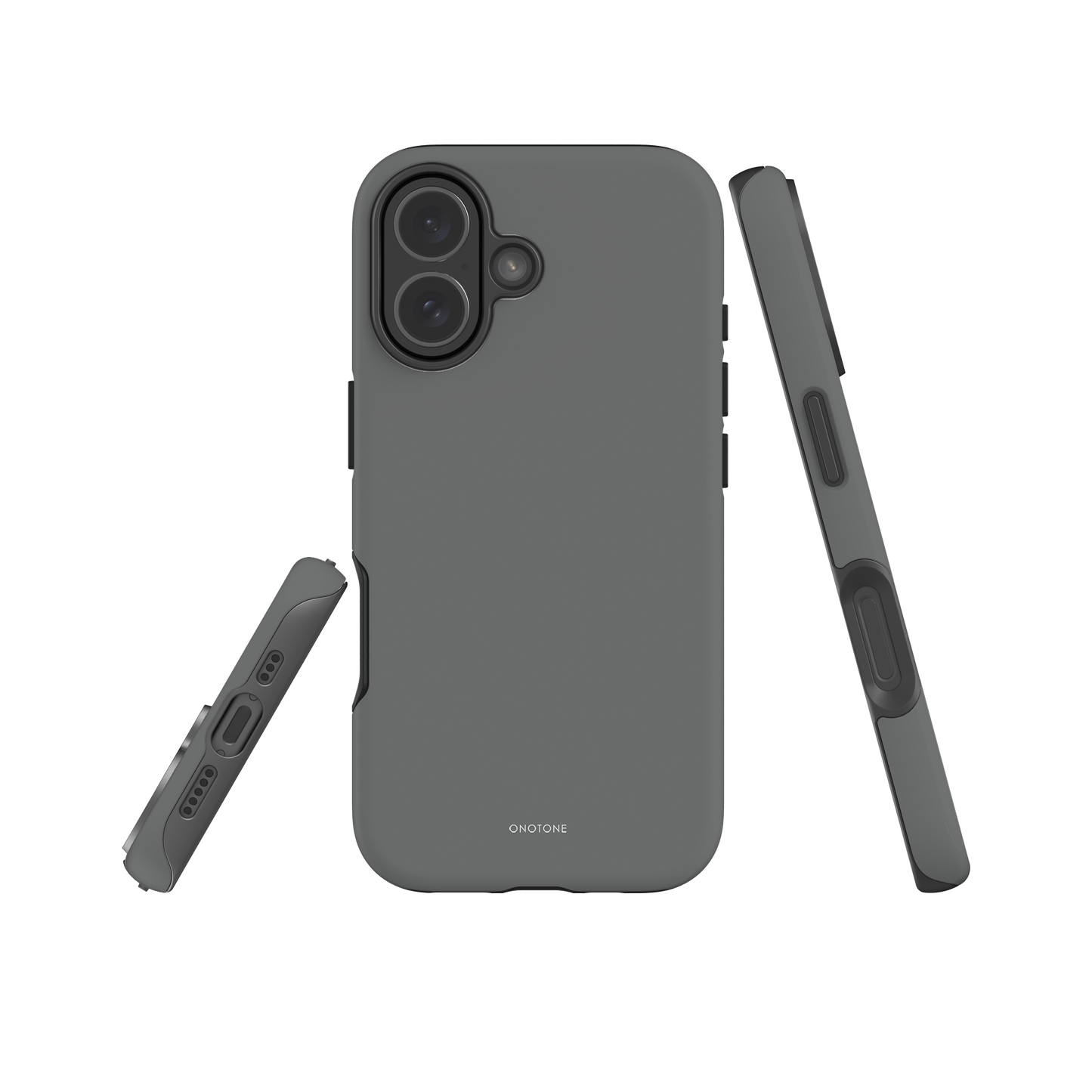 GRAY MINIMALIST IPHONE® CASE - PANTONE® 424
