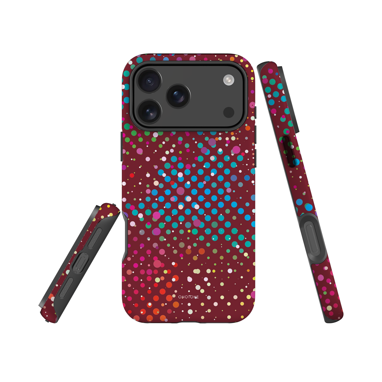 Light Burgundy Polka Dot iPhone 17 (MagSafe) Case
