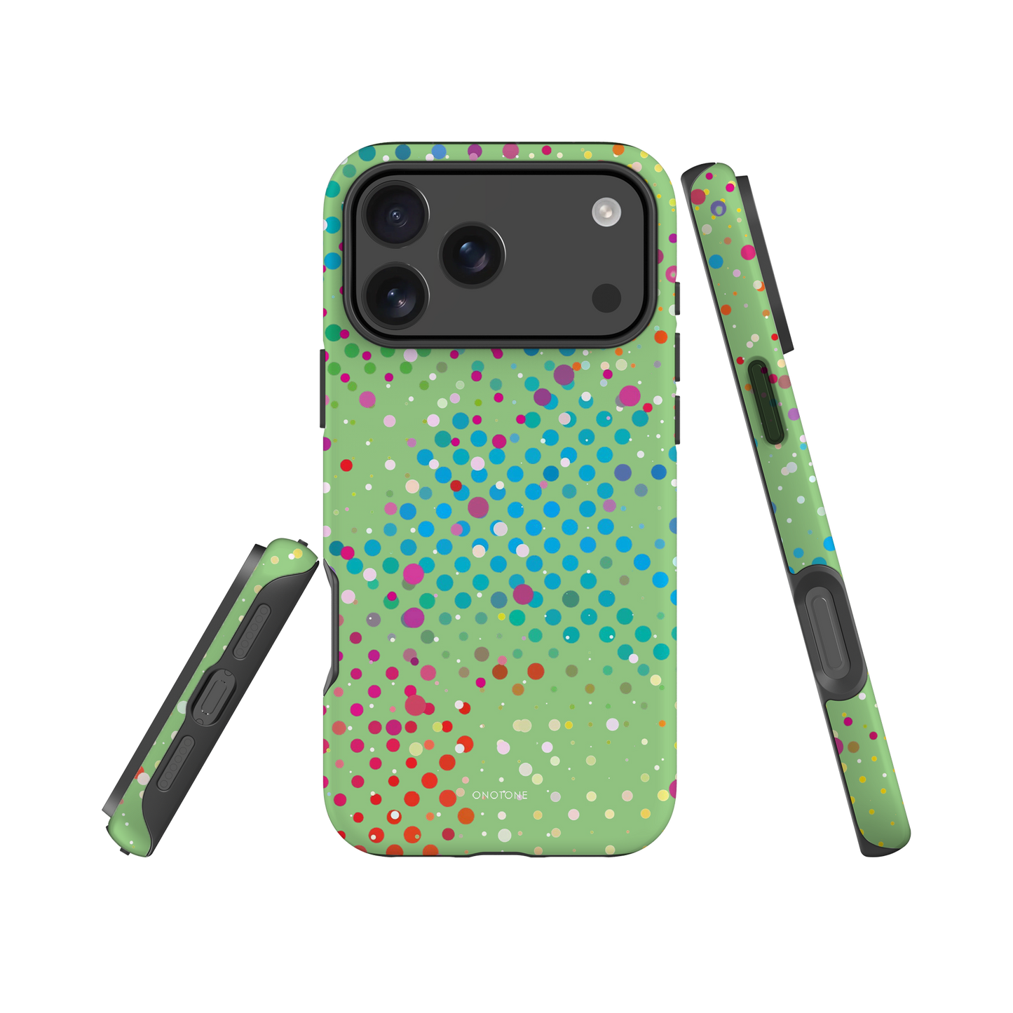Granny Smith Apple Polka Dot iPhone 17 Pro (MagSafe) Case
