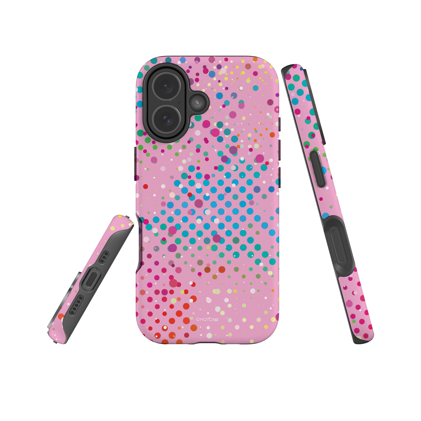 Orchid Pink Polka Dot iPhone 17 (MagSafe) Case
