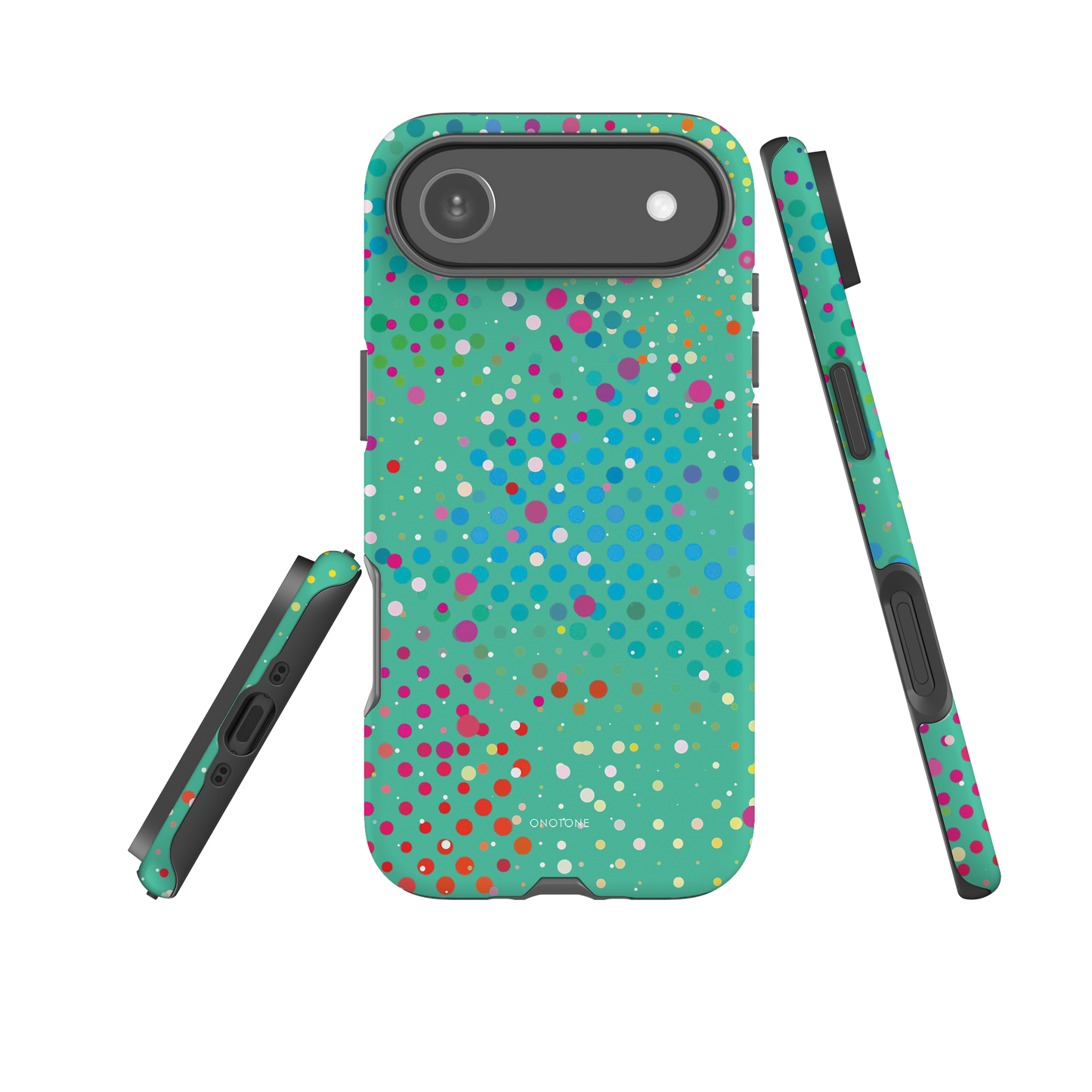 Pearl Aqua Polka Dot iPhone 17 Pro (MagSafe) Case