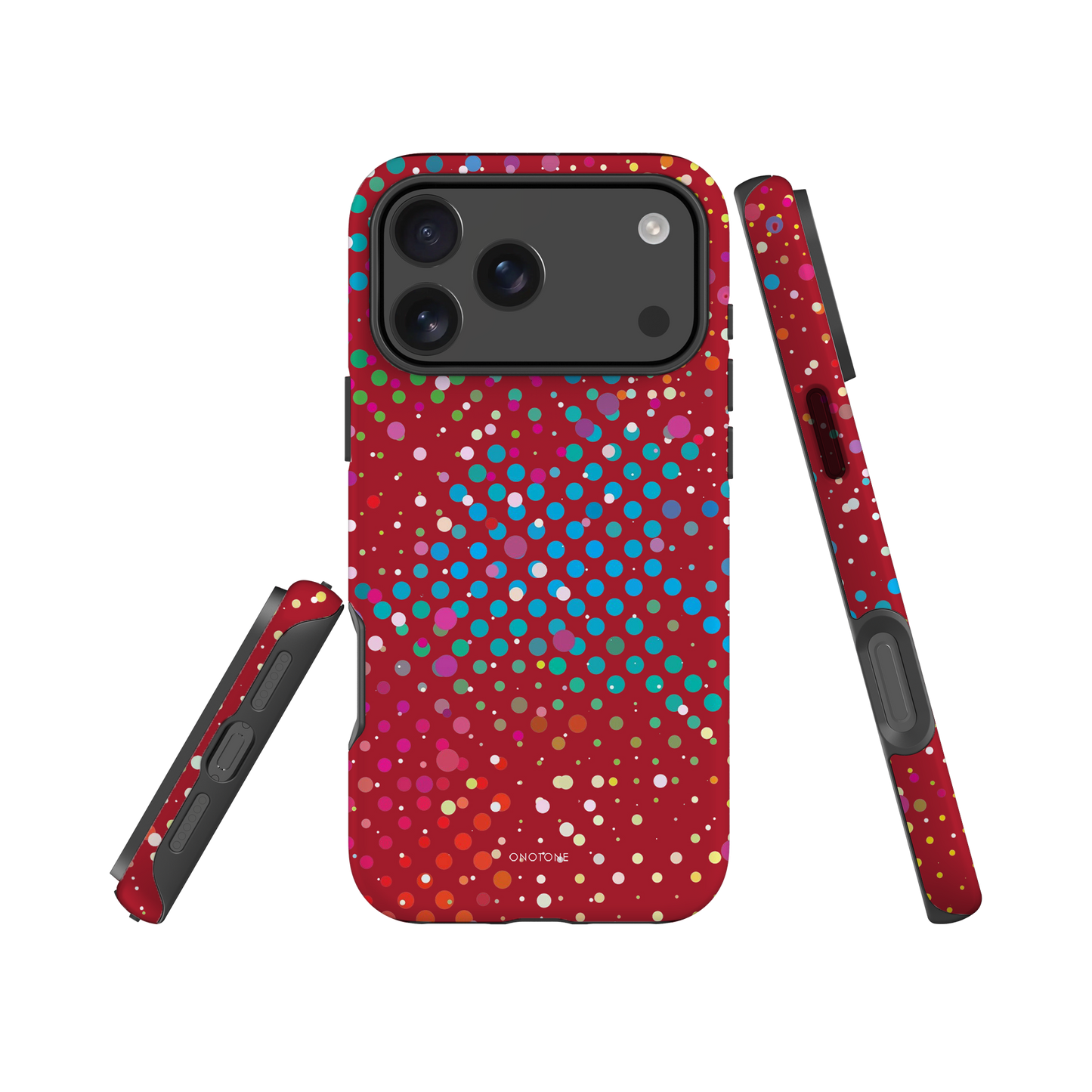 Vivid Mulberry Polka Dot iPhone 17 (MagSafe) Case