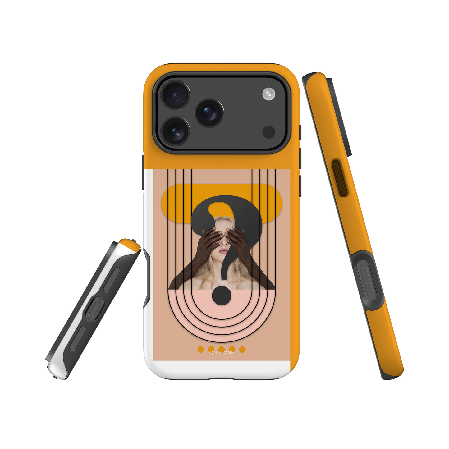 Dual Layer green modern iPhone® Case ( MD-4025)