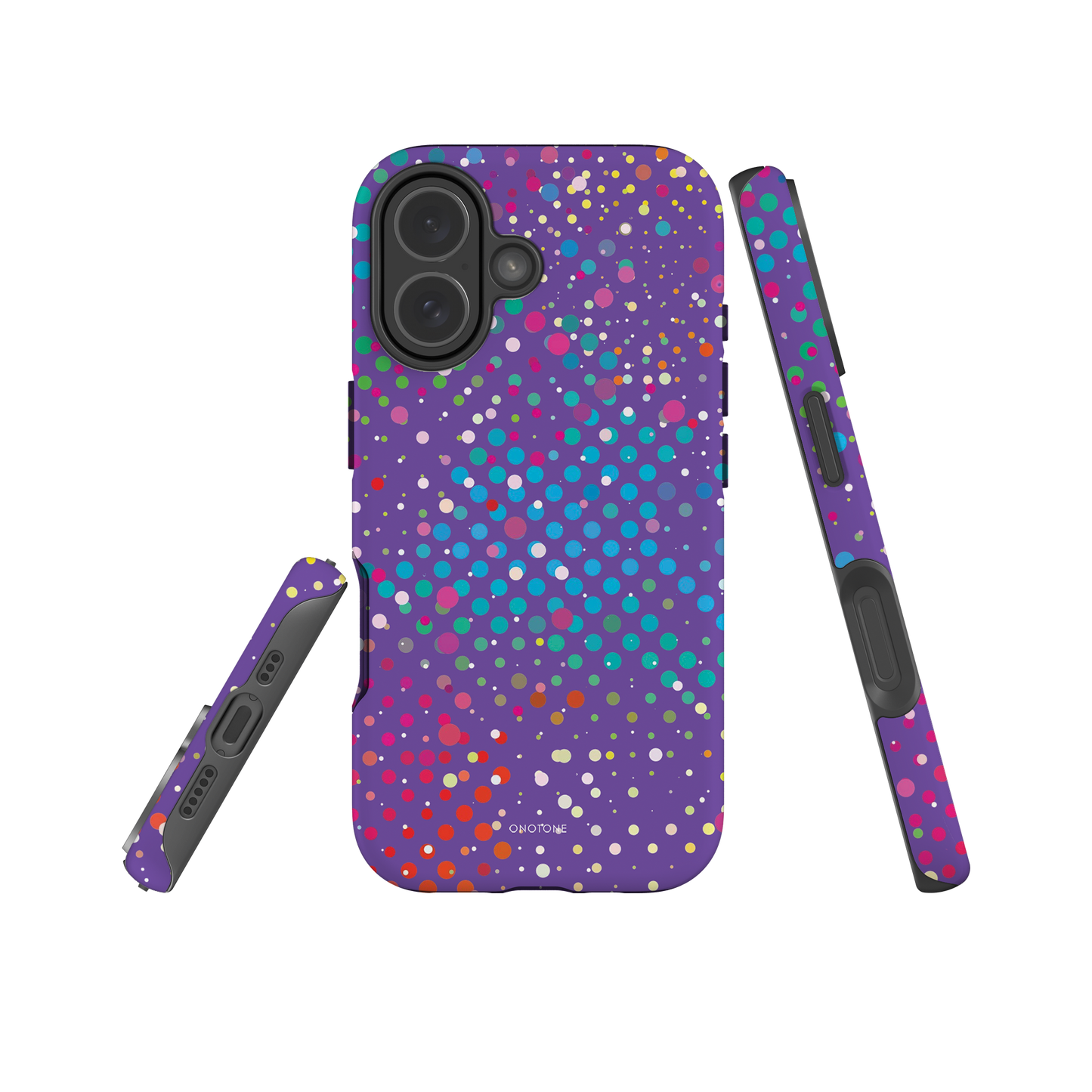 Indigo Purple Polka Dot iPhone 17 (MagSafe) Case