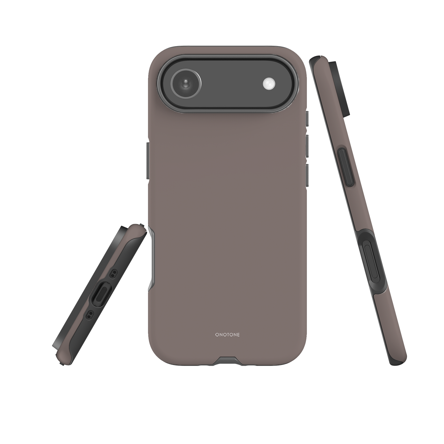 GRAY MINIMALIST IPHONE® CASE - PANTONE® 409
