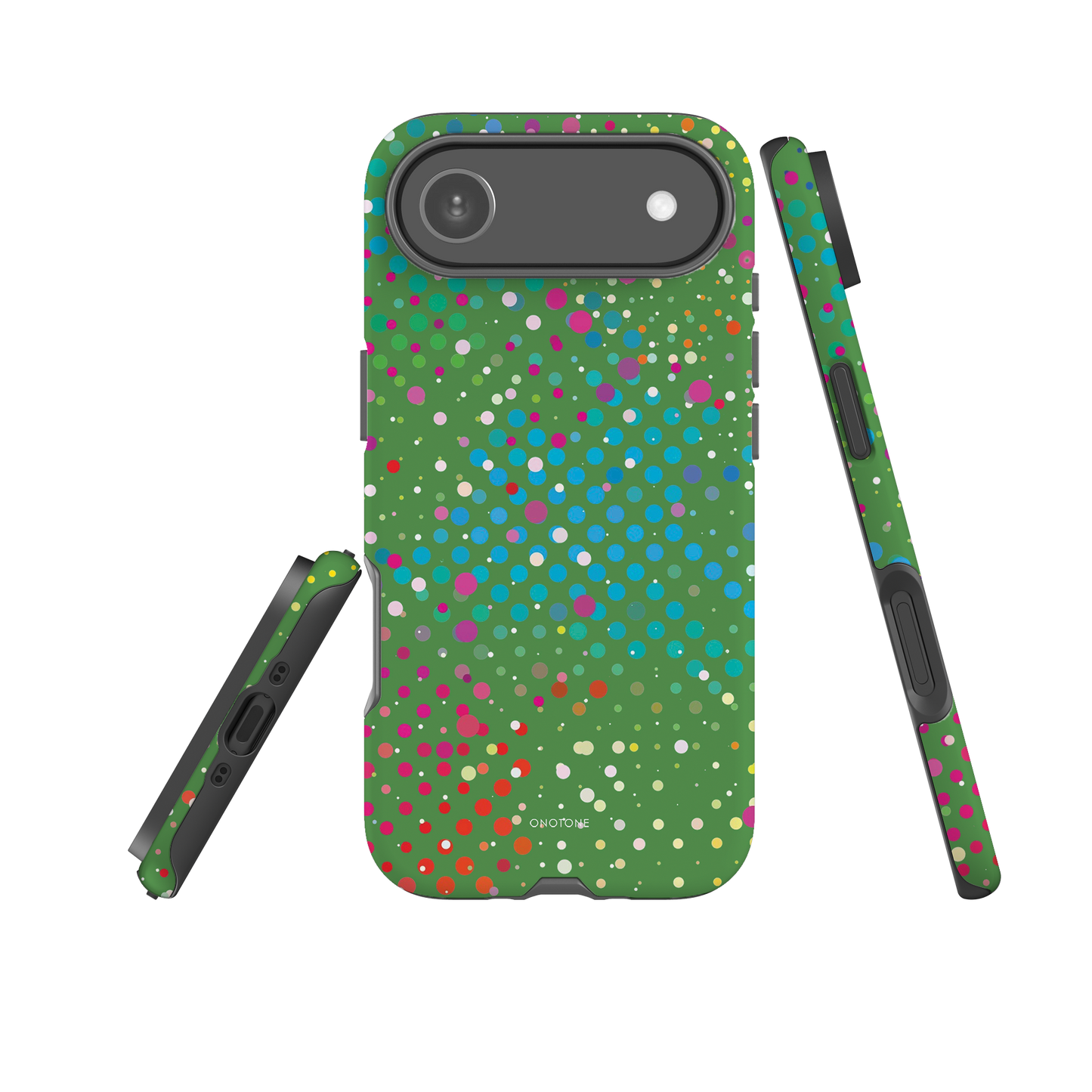 Grass Green Polka Dot iPhone 17 Pro (MagSafe) Case