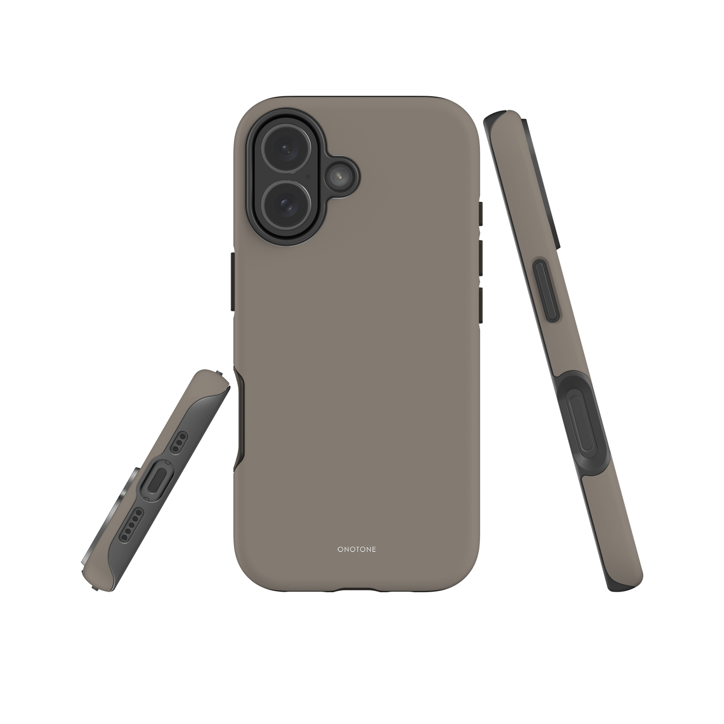 DARK GRAY MINIMALIST IPHONE® CASE - PANTONE® 403