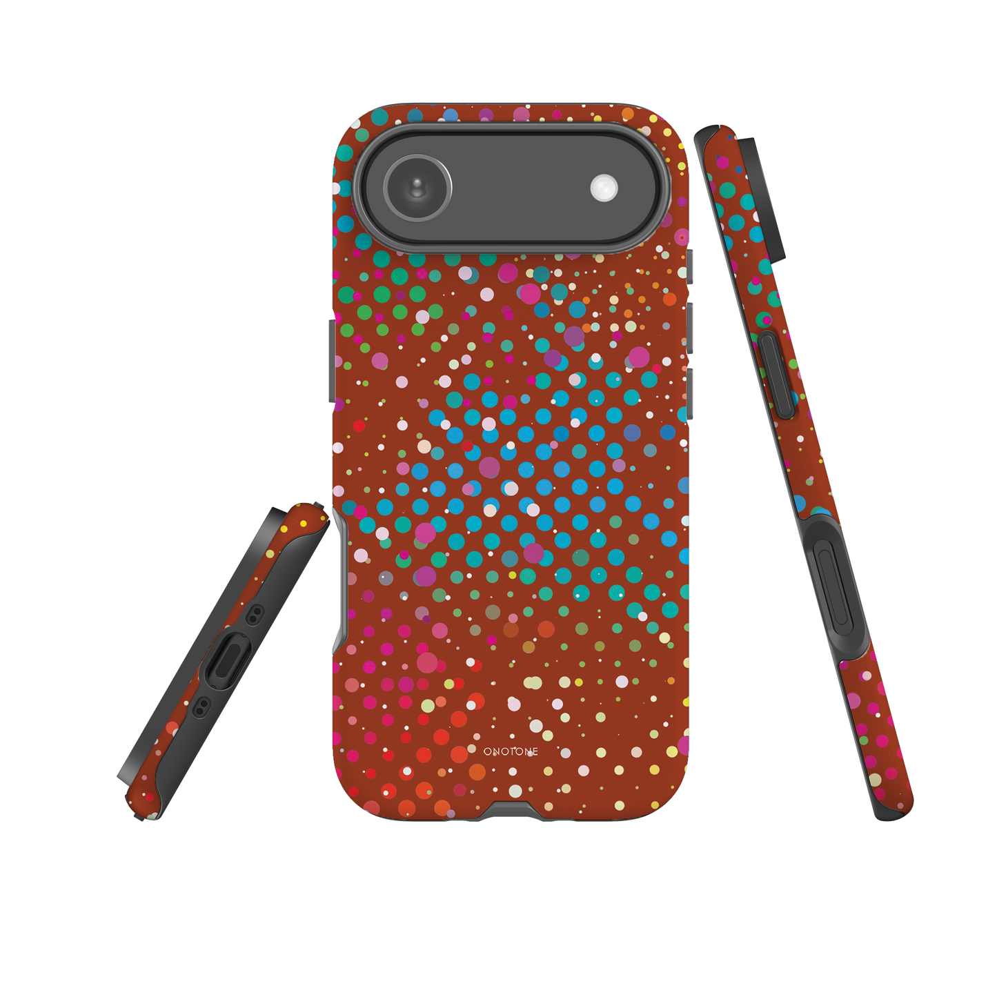 Brown Polka Dot iPhone 17 Pro (MagSafe) Case
