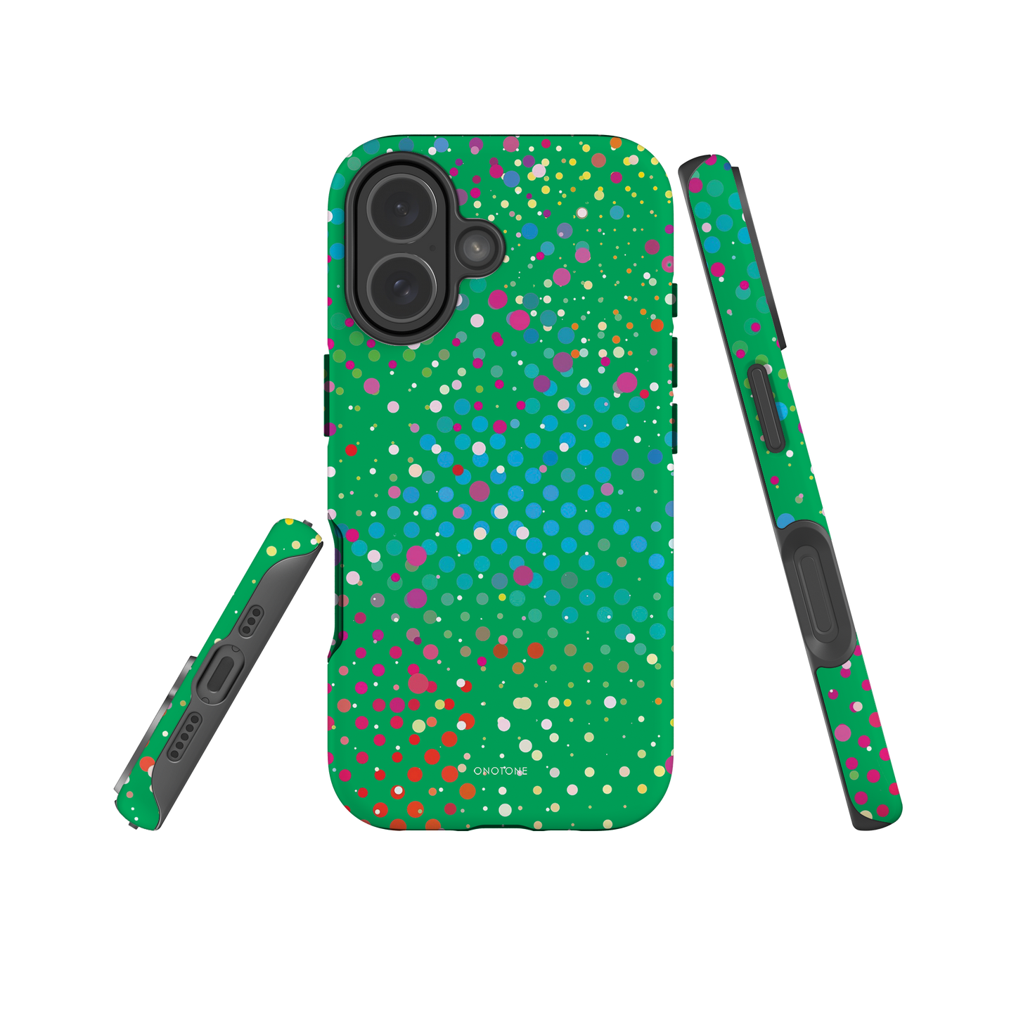 Shamrock Green Polka Dot iPhone 17 (MagSafe) Case