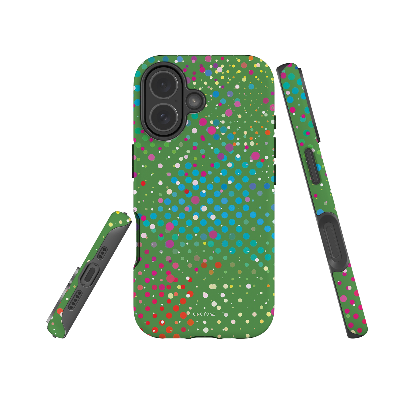 Grass Green Polka Dot iPhone 17 (MagSafe) Case