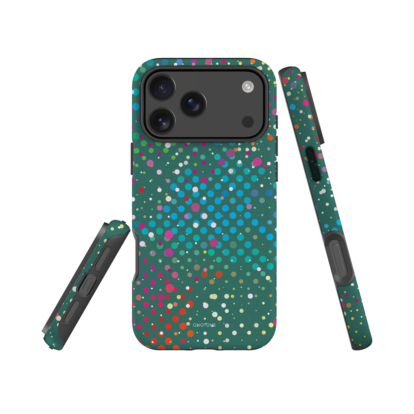 Bottle Green Polka Dot iPhone 17 (MagSafe) Case