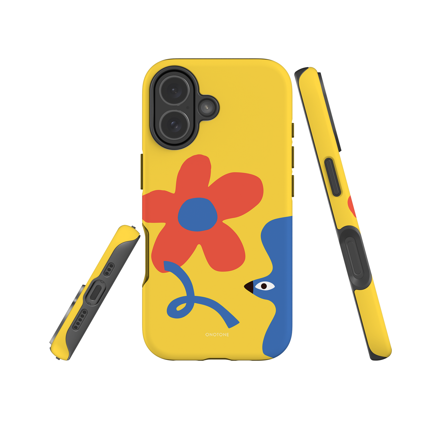 Dual Layer yellow modern iPhone® Case ( MD-2345)