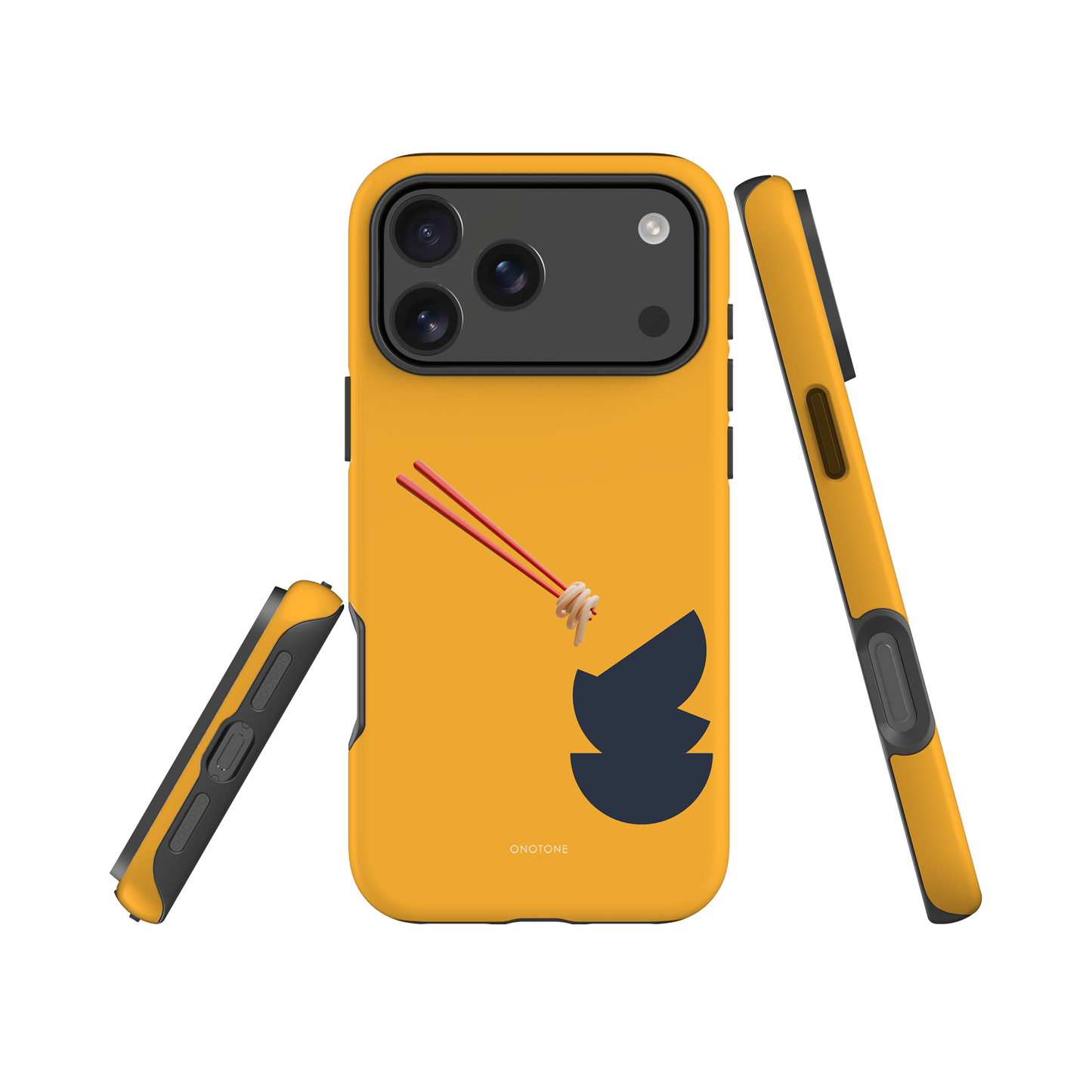 Dual Layer yellow modern iPhone® Case ( MD-2457)