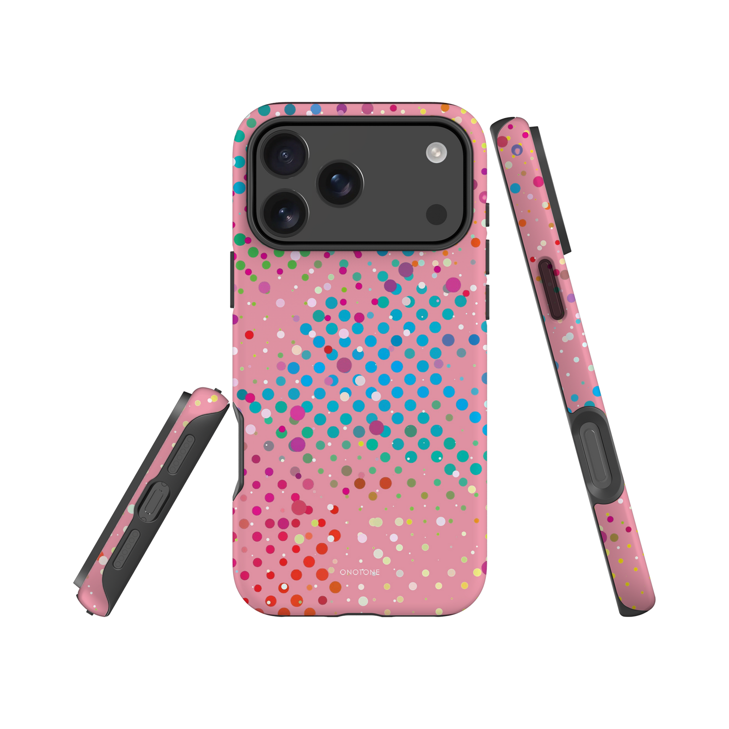 Light Pink Polka Dot iPhone 17 Pro (MagSafe) Case