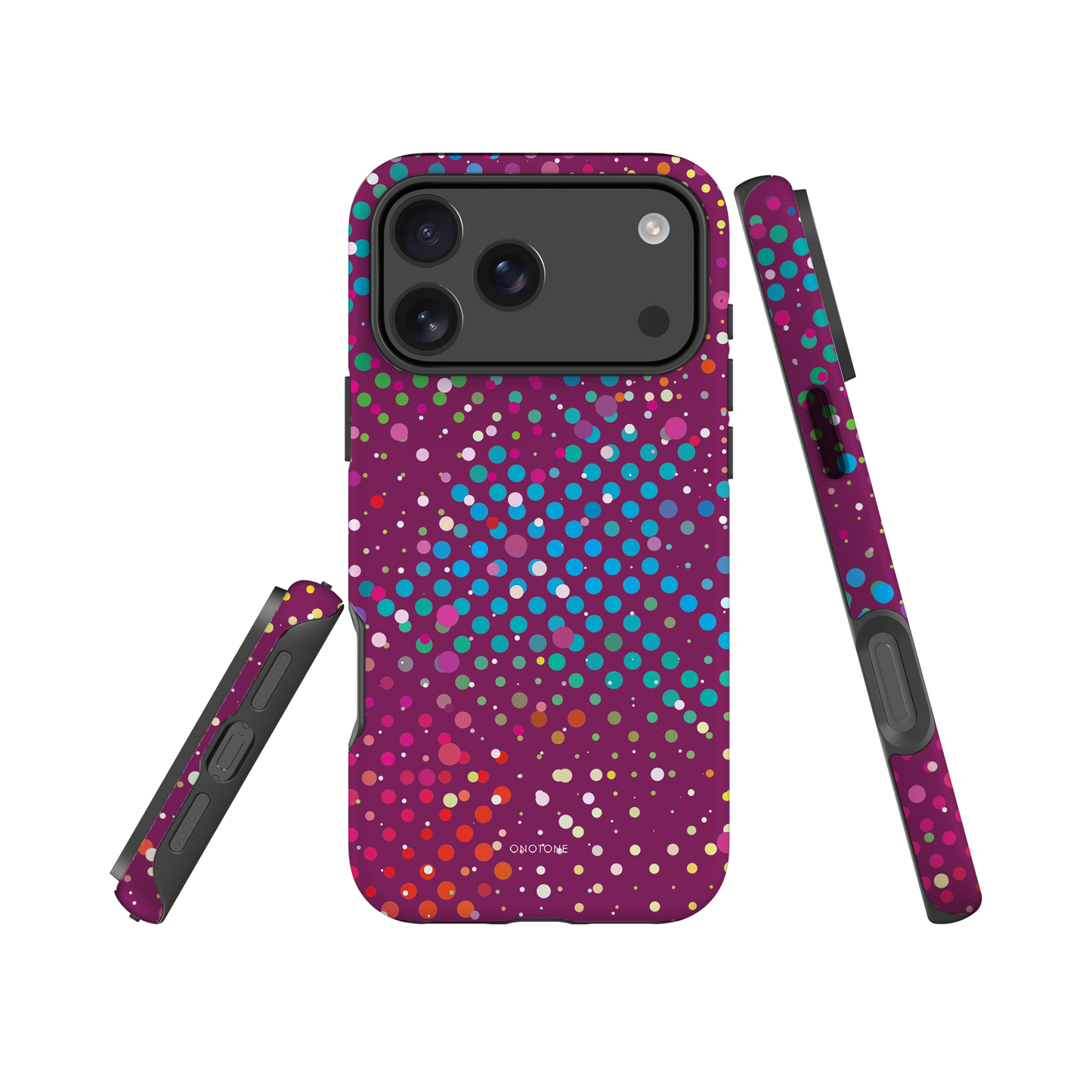Tyrian Purple Polka Dot iPhone 17 (MagSafe) Case