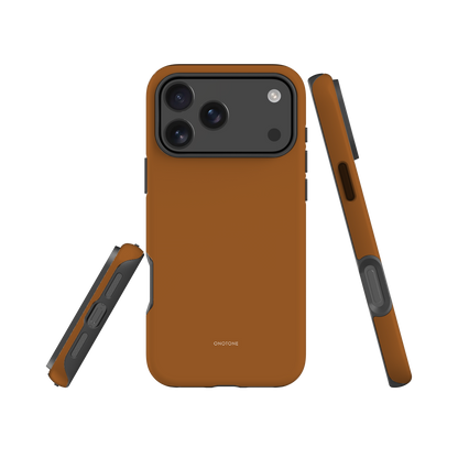 Solid Color brown iPhone® Case - Pantone® 154