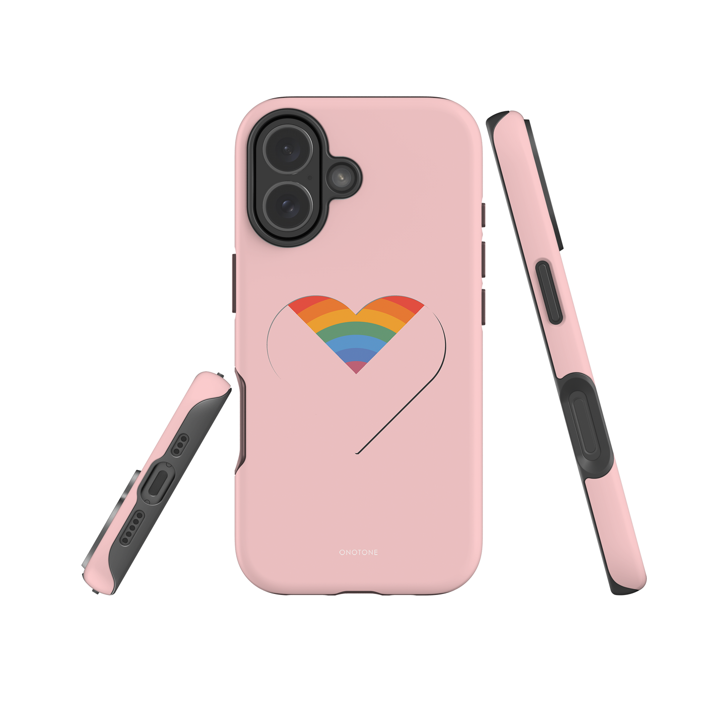 Dual Layer rainbow modern iPhone® Case ( MD-1561)