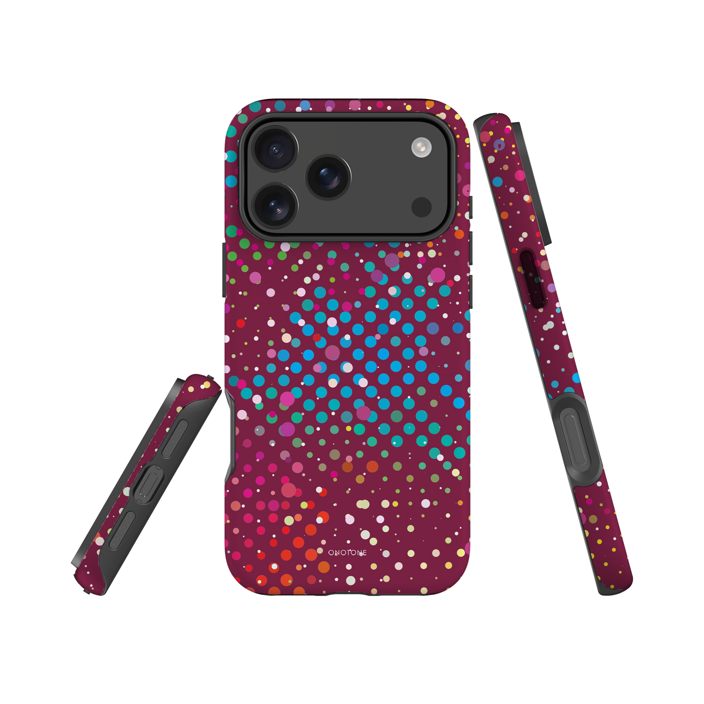 Pearl Fresh Rose Polka Dot iPhone 17 Pro (MagSafe) Case