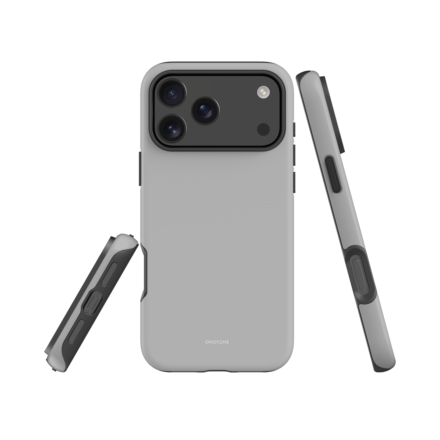 GRAY MINIMALIST IPHONE® CASE - PANTONE® COOL GRAY 4