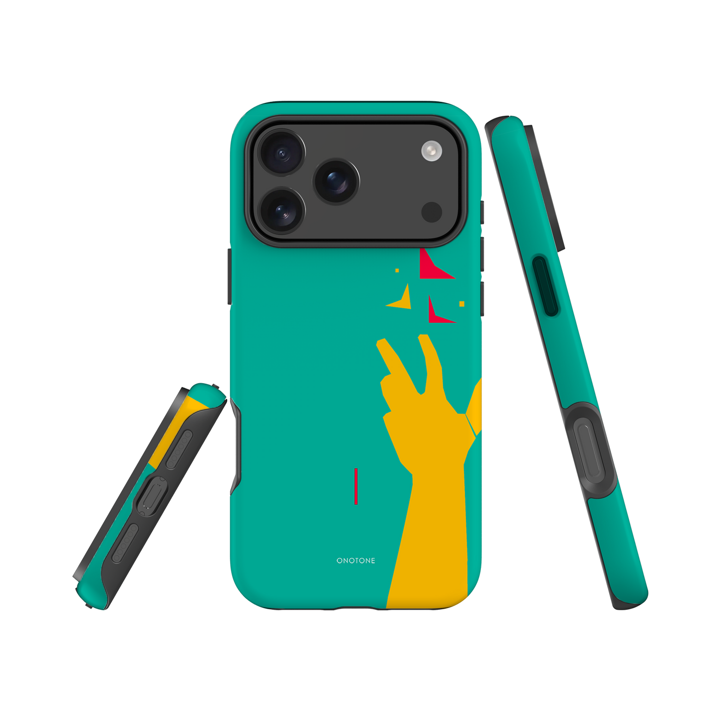 Dual Layer green modern iPhone® Case ( MD-1113)