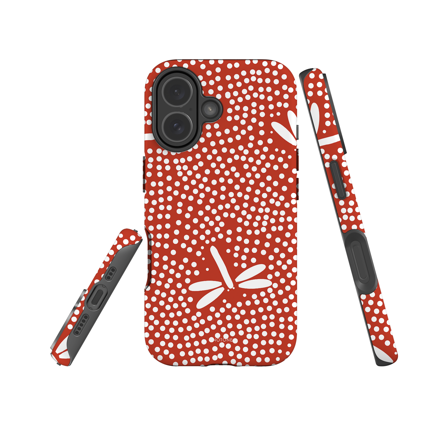 Japanese design indigo iPhone® Case with dotted patterns (IND-010)